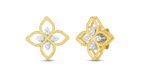 Principessa Small Diamond Stud Earrings