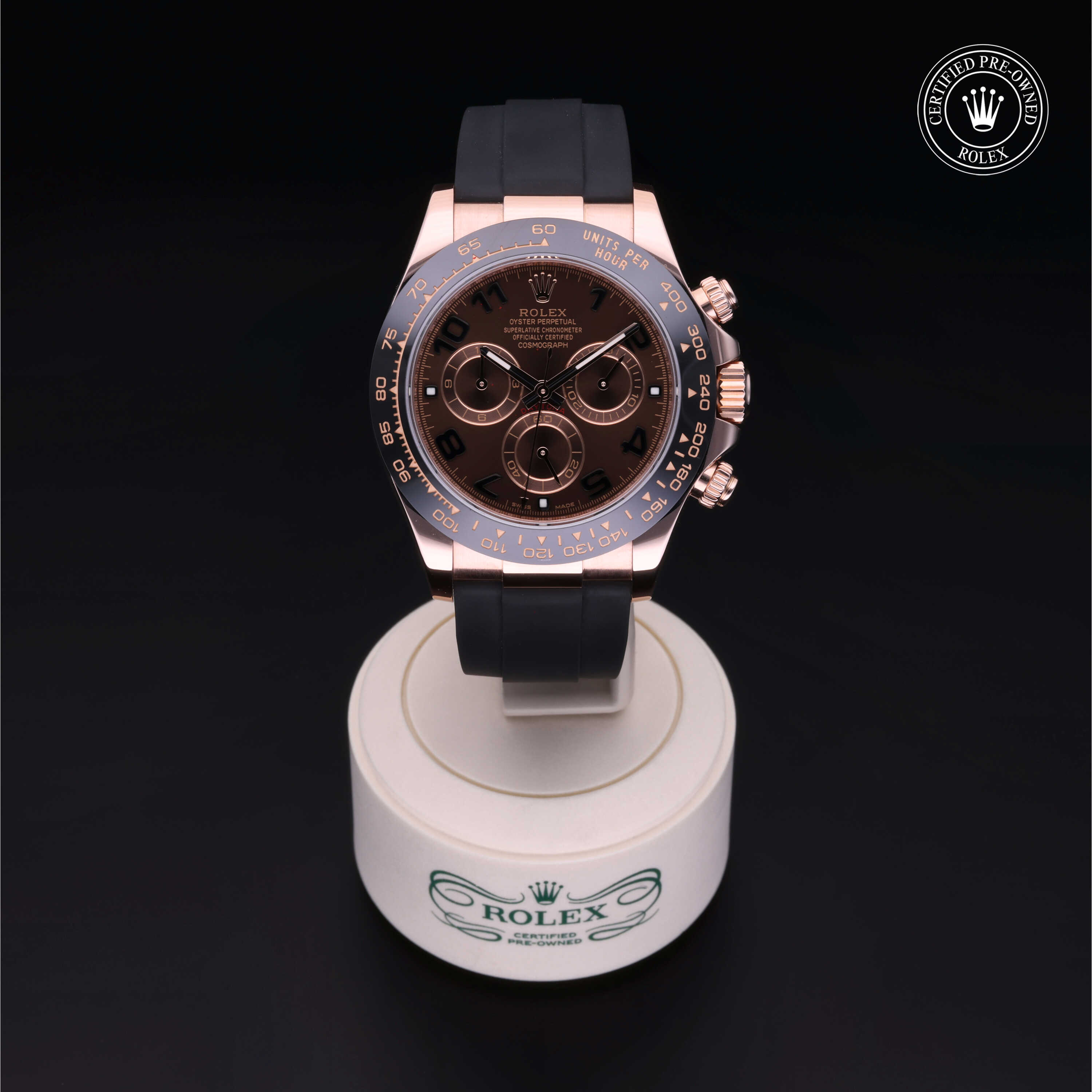 Rolex Cosmograph Daytona in Gold 18 Carat Red M116515LN-0015 at Davidson & Licht