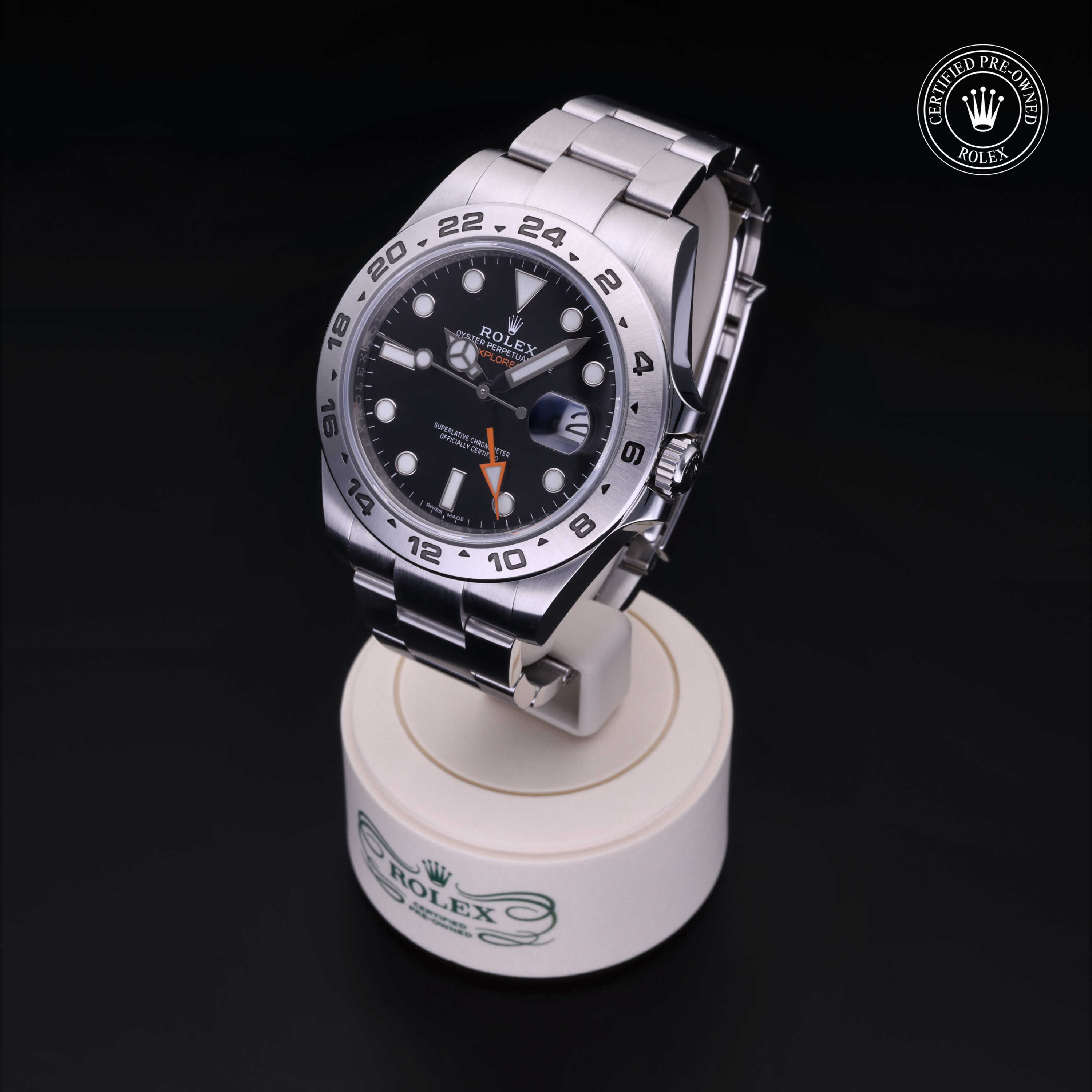Rolex Explorer II in Steel M216570-0002 at Davidson & Licht