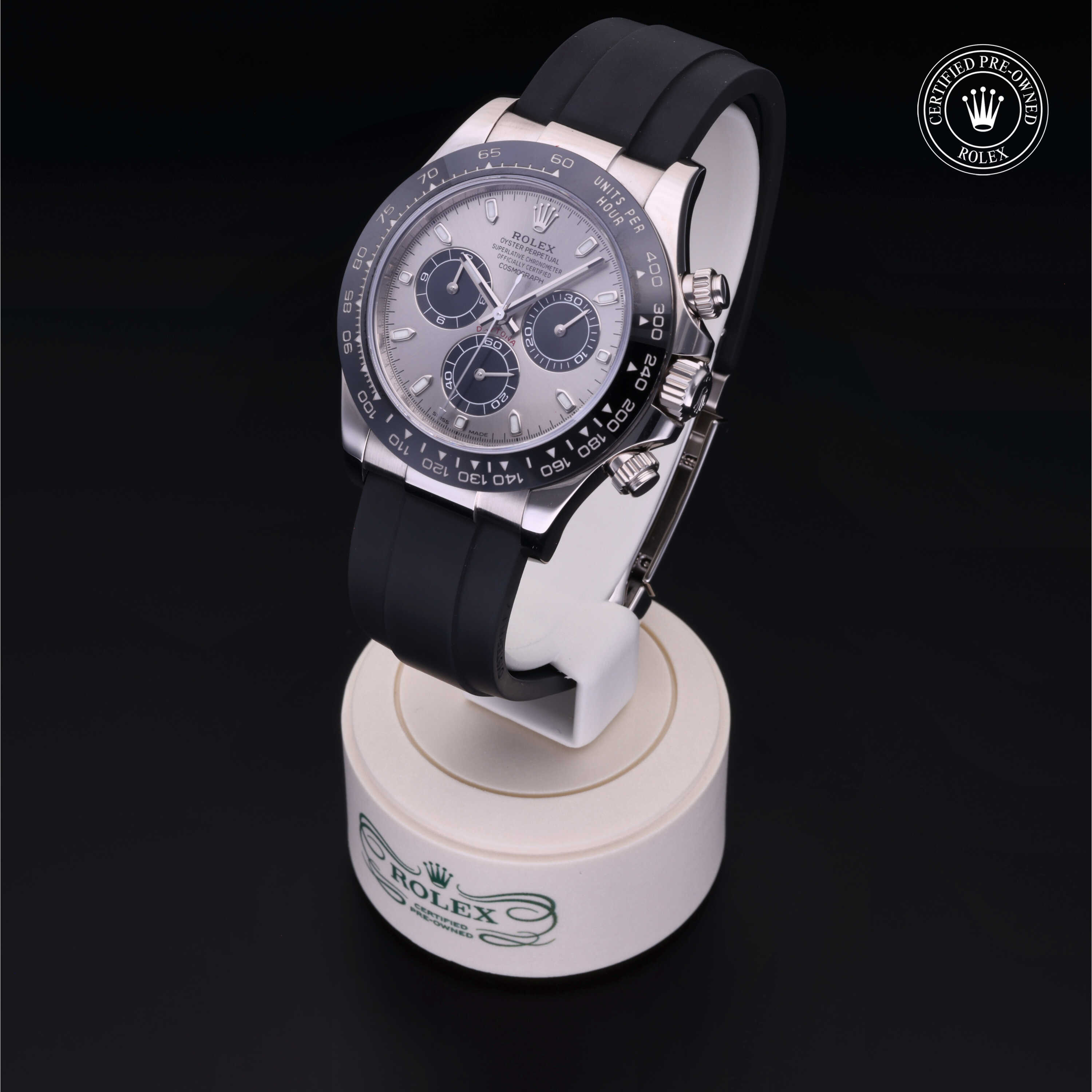 Rolex Cosmograph Daytona in Gold 18 Carat White M116519LN-0024 at Davidson & Licht