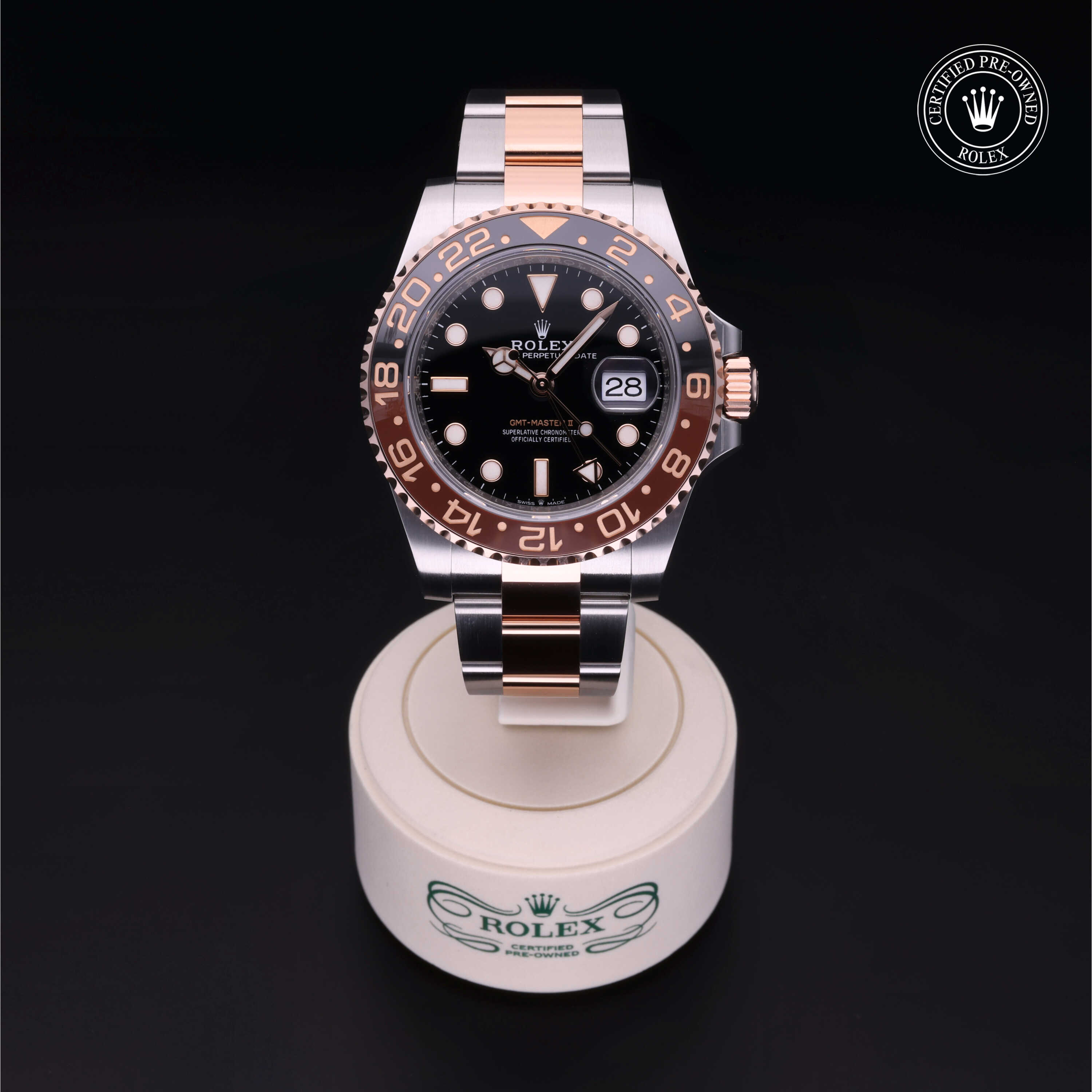 Rolex GMT-Master II in Rolesor 18 Carat Red M126711CHNR-0002 at Davidson & Licht