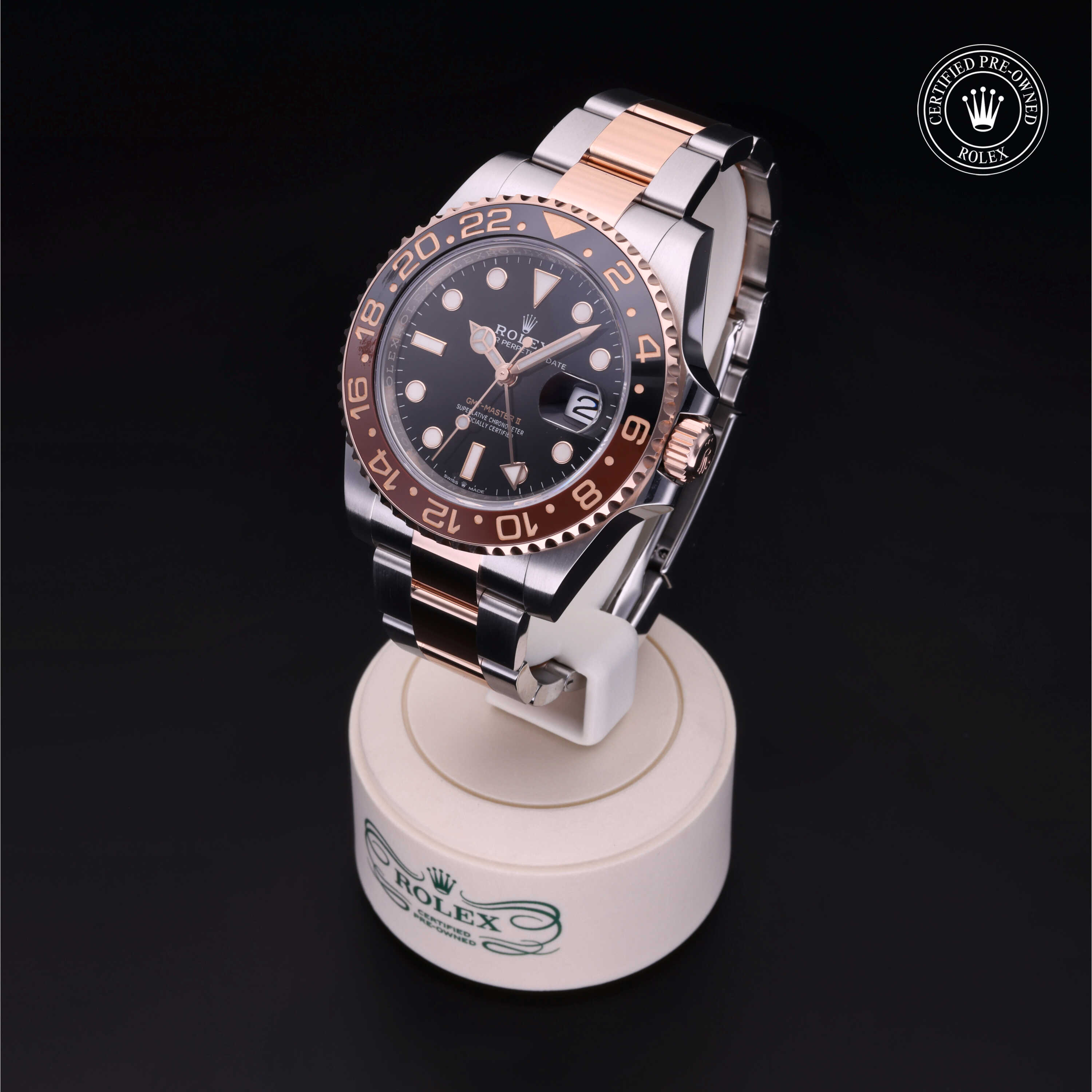 Rolex GMT-Master II in Rolesor 18 Carat Red M126711CHNR-0002 at Davidson & Licht