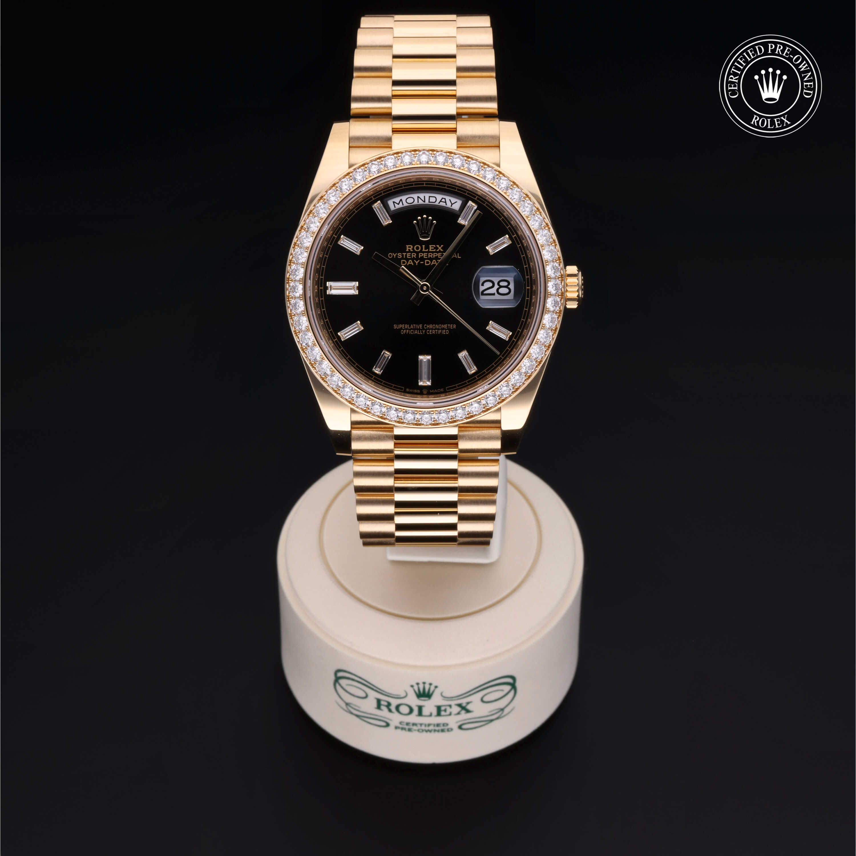 Rolex Day-Date in Gold 18 Carat Yellow M228348RBR-0001 at Davidson & Licht
