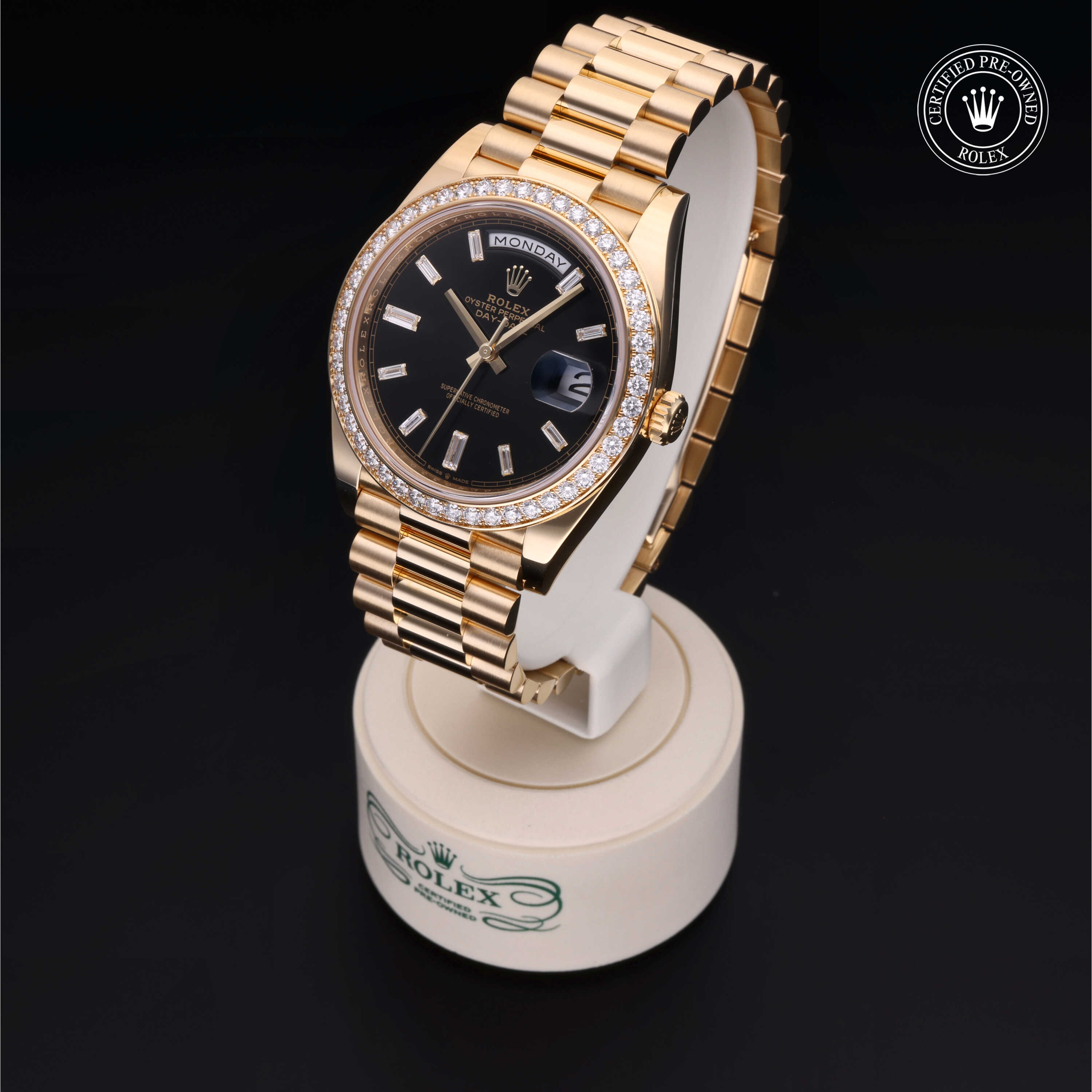Rolex Day-Date in Gold 18 Carat Yellow M228348RBR-0001 at Davidson & Licht