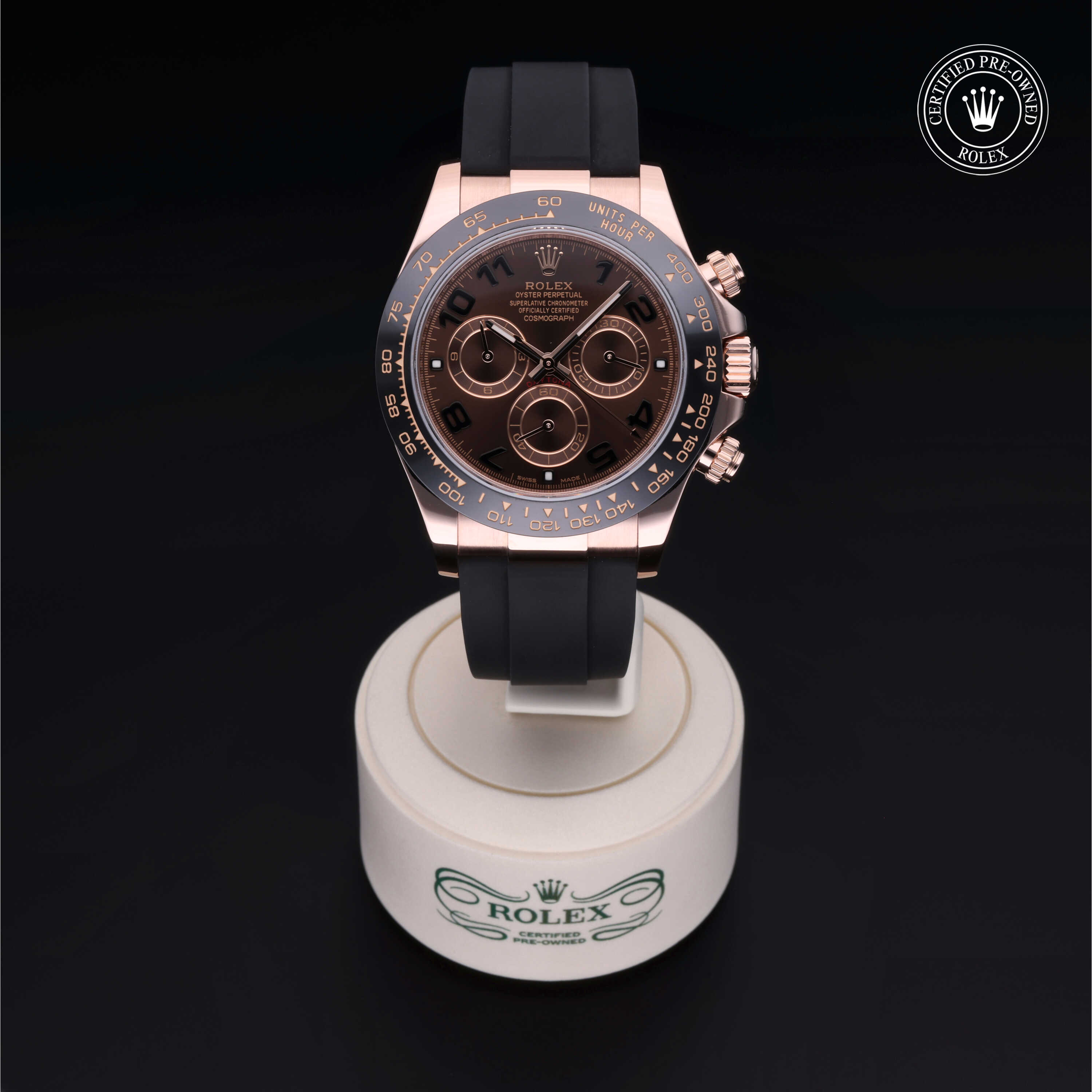 Rolex Cosmograph Daytona in Gold 18 Carat Red M116515LN-0015 at Davidson & Licht