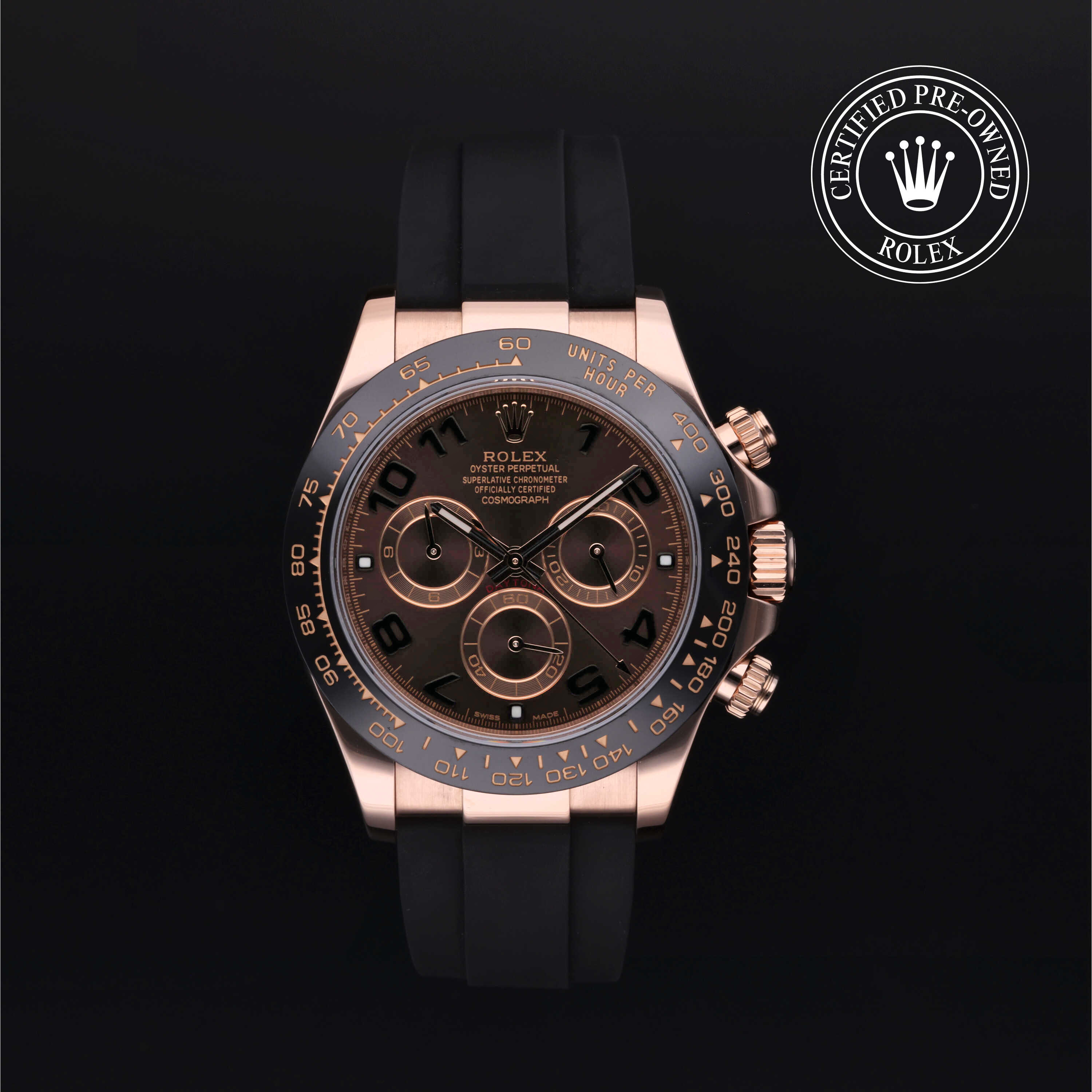 Rolex Cosmograph Daytona in Gold 18 Carat Red M116515LN-0015 at Davidson & Licht