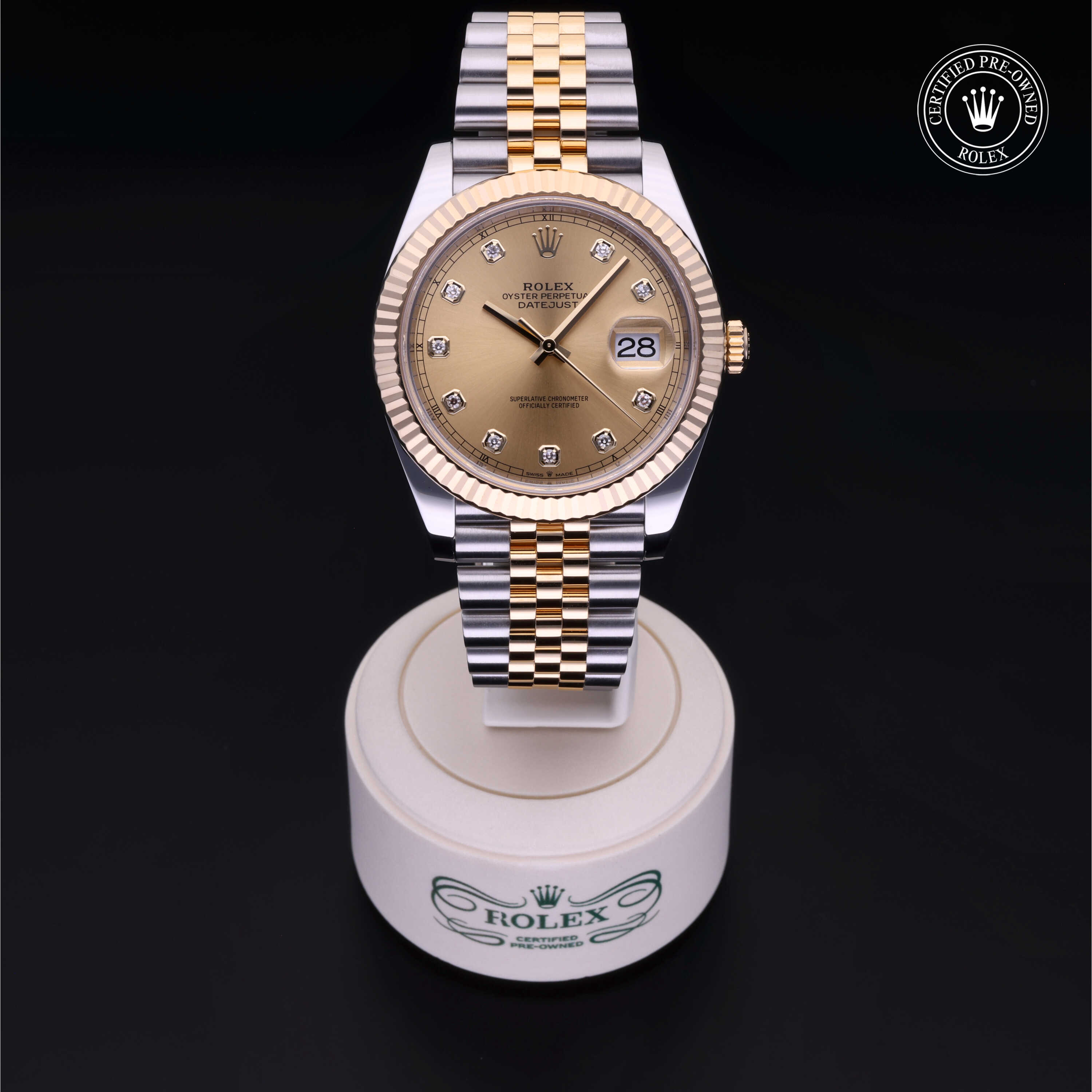 Rolex Datejust in Rolesor 18 Carat Yellow M126333-0012 at Davidson & Licht