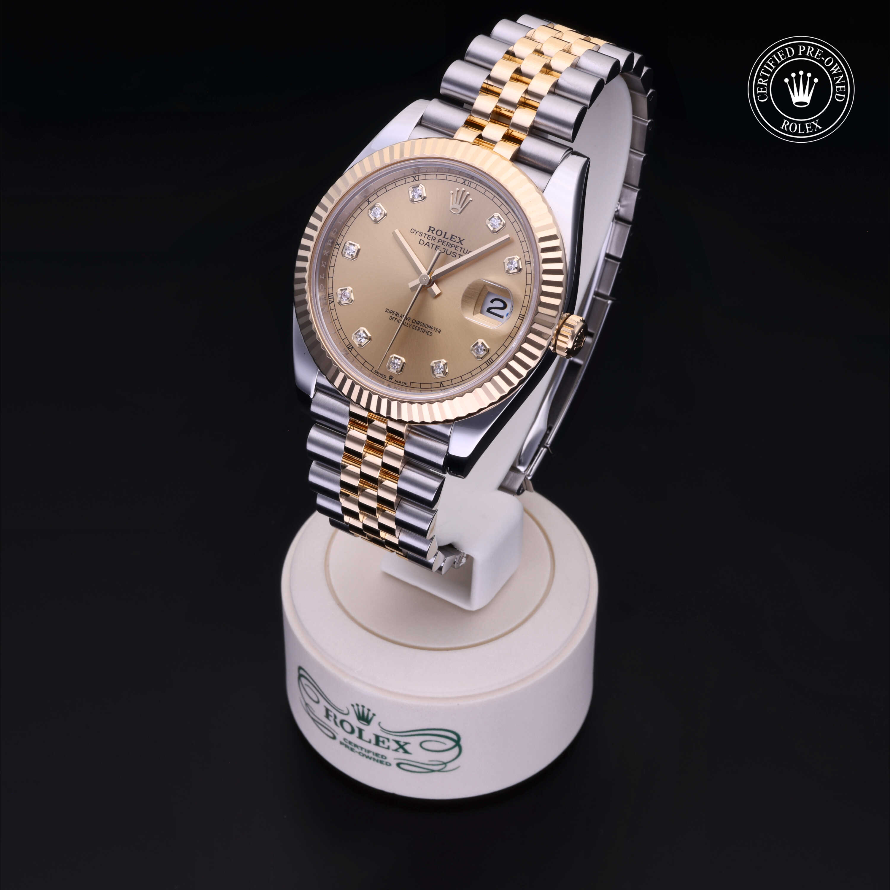 Rolex Datejust in Rolesor 18 Carat Yellow M126333-0012 at Davidson & Licht