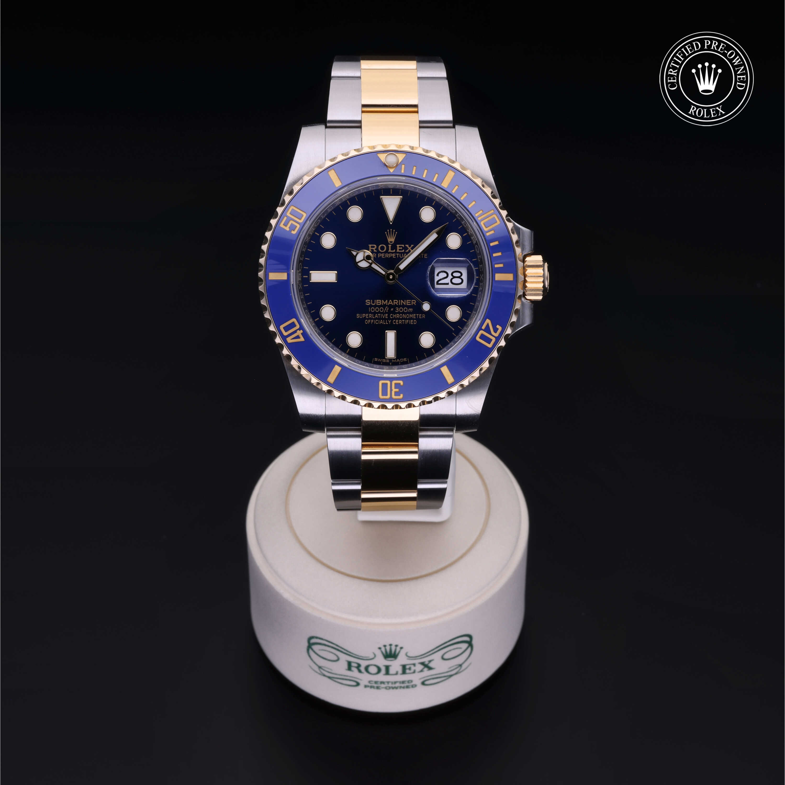 Rolex Submariner in Rolesor 18 Carat Yellow M116613LB-0005 at Davidson & Licht