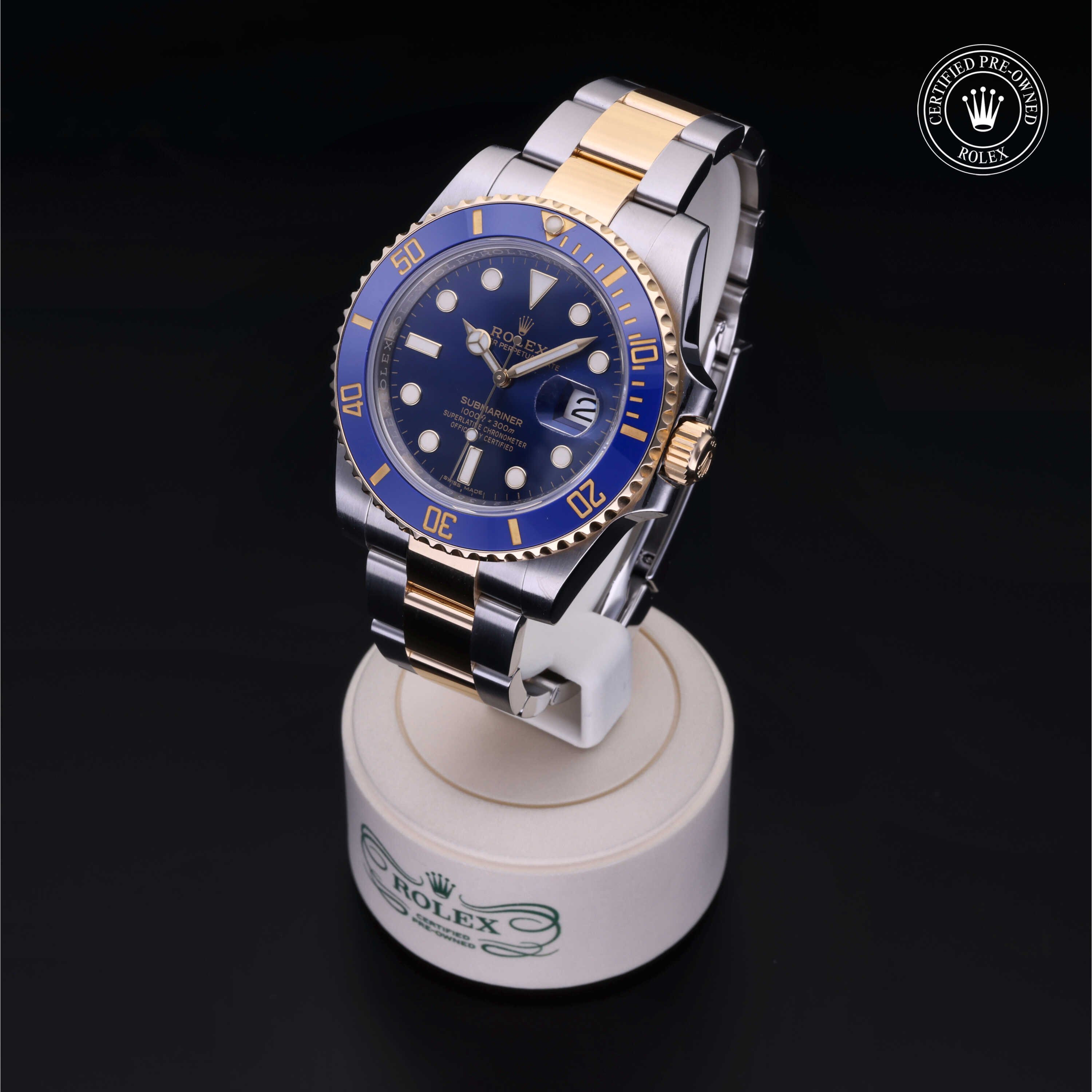 Rolex Submariner in Rolesor 18 Carat Yellow M116613LB-0005 at Davidson & Licht