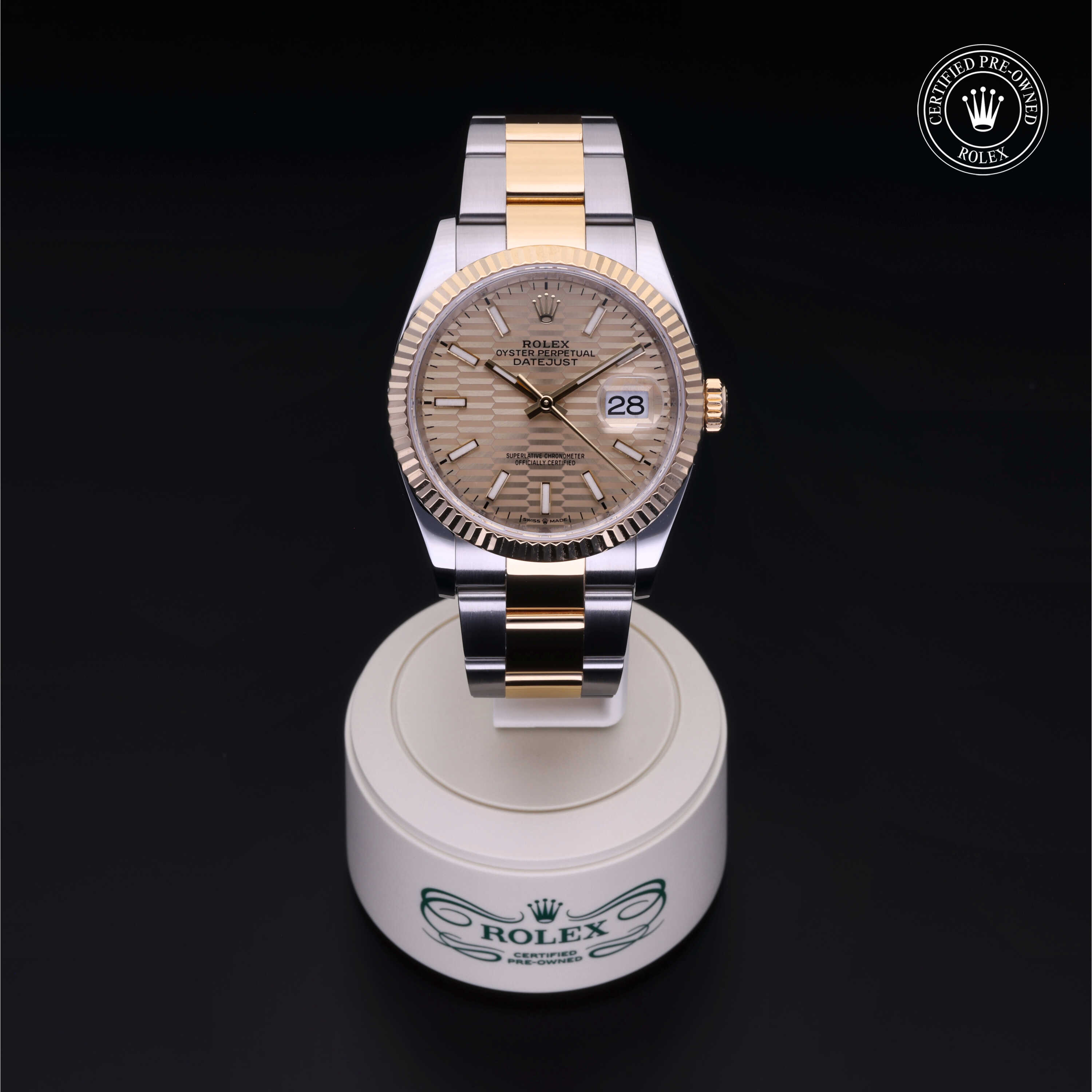 Rolex Datejust in Rolesor 18 Carat Yellow M126233-0017 at Davidson & Licht