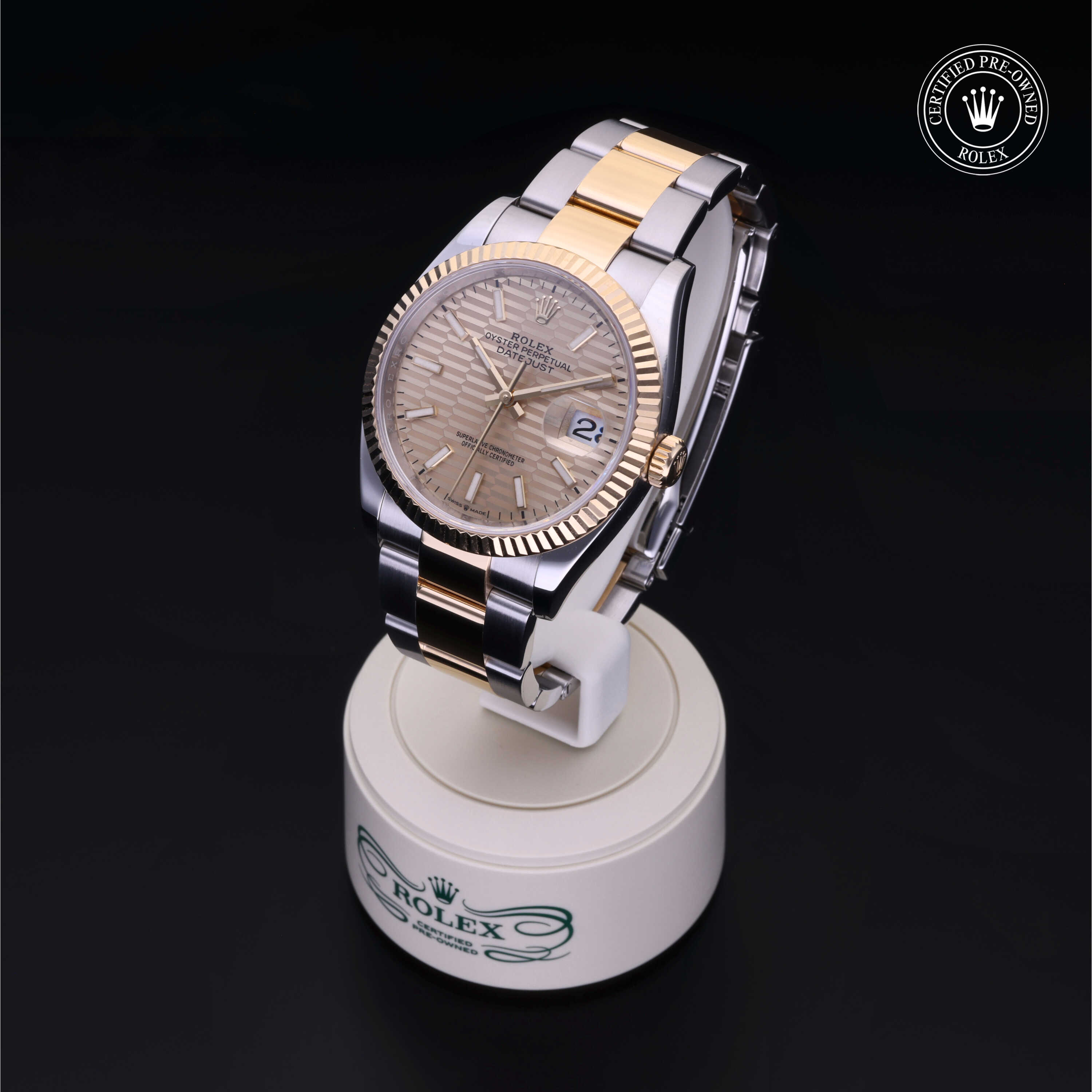 Rolex Datejust in Rolesor 18 Carat Yellow M126233-0017 at Davidson & Licht