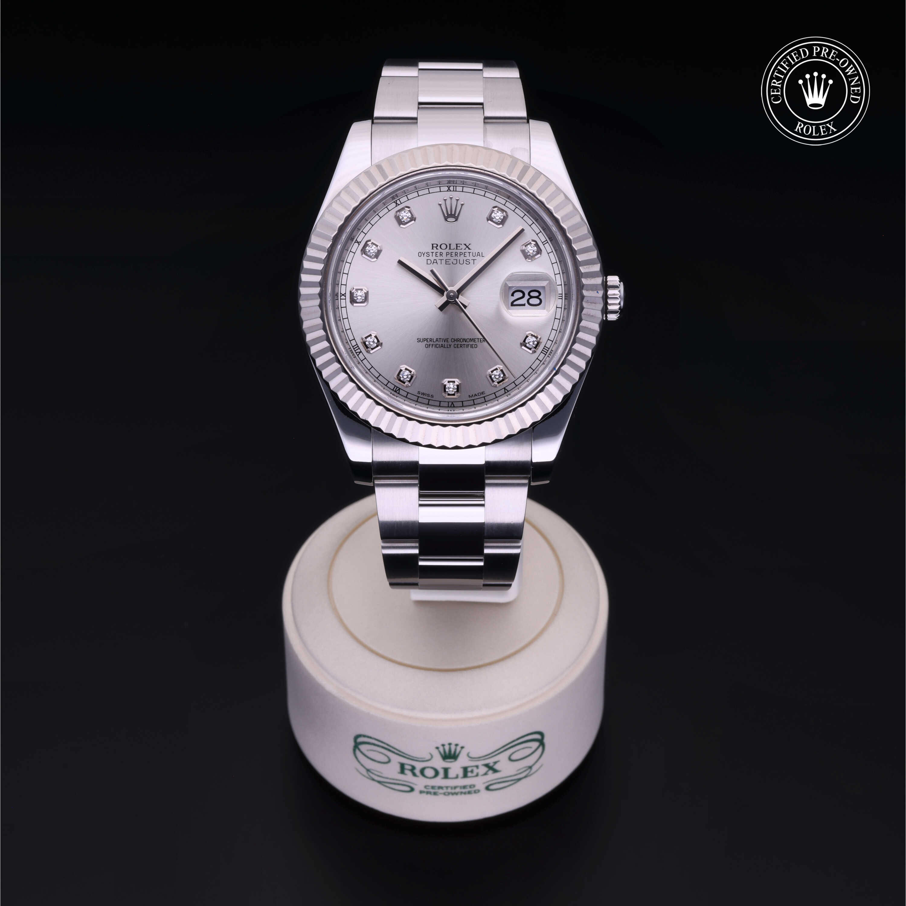 Rolex Datejust II in Rolesor 18 Carat White M116334-0007 at Davidson & Licht Rolex Datejust II in Rolesor 18 Carat White M116334-0007 at Davidson & Licht