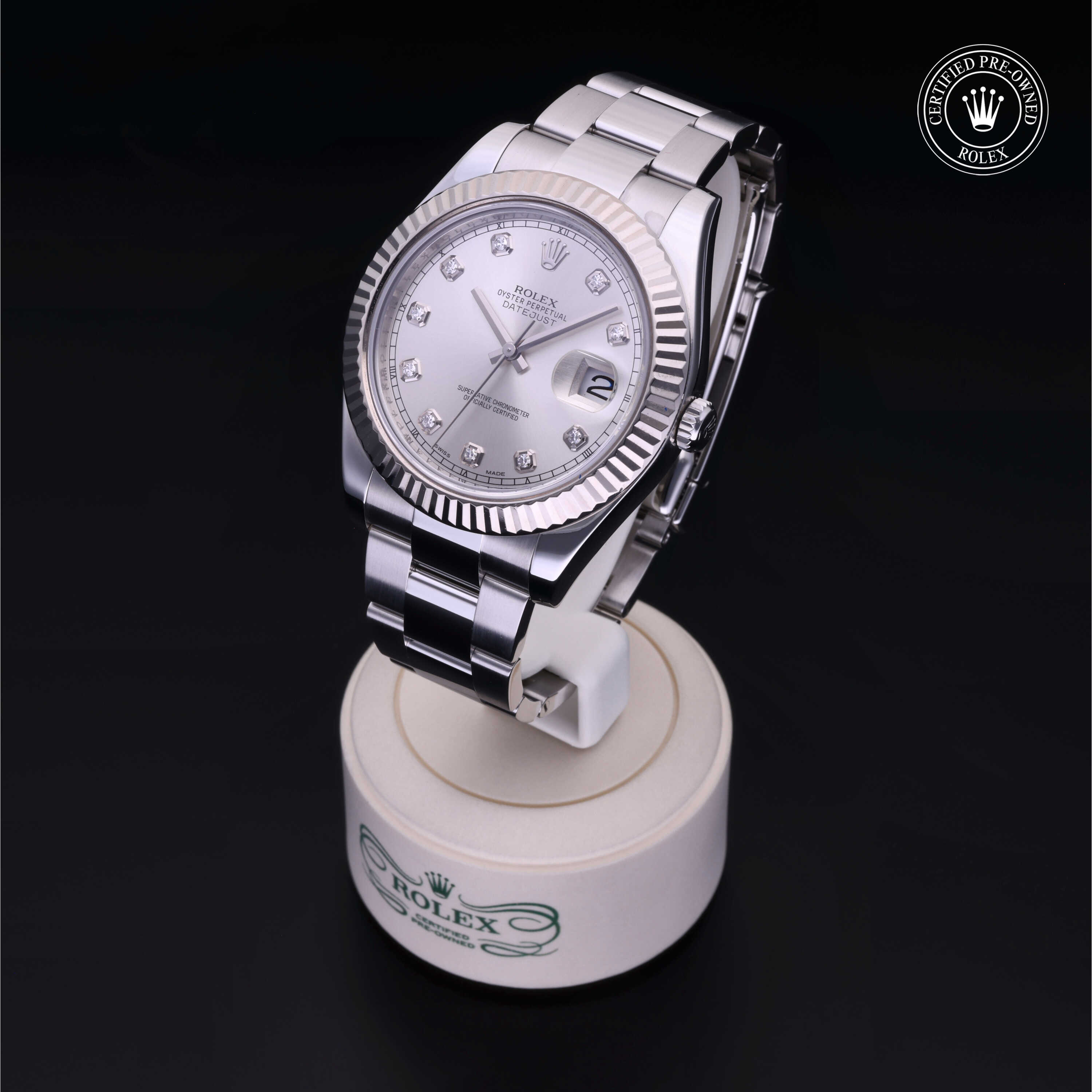 Rolex Datejust II in Rolesor 18 Carat White M116334-0007 at Davidson & Licht Rolex Datejust II in Rolesor 18 Carat White M116334-0007 at Davidson & Licht