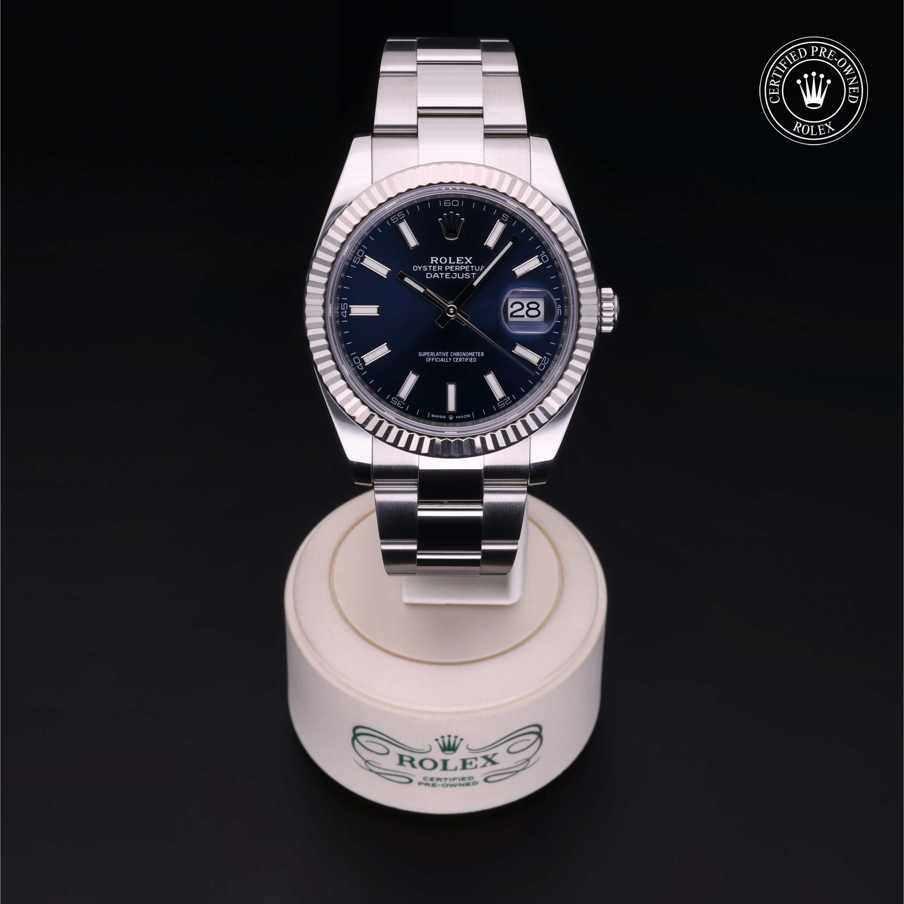 Rolex Datejust in Rolesor 18 Carat White M126334-0001 at Davidson & Licht