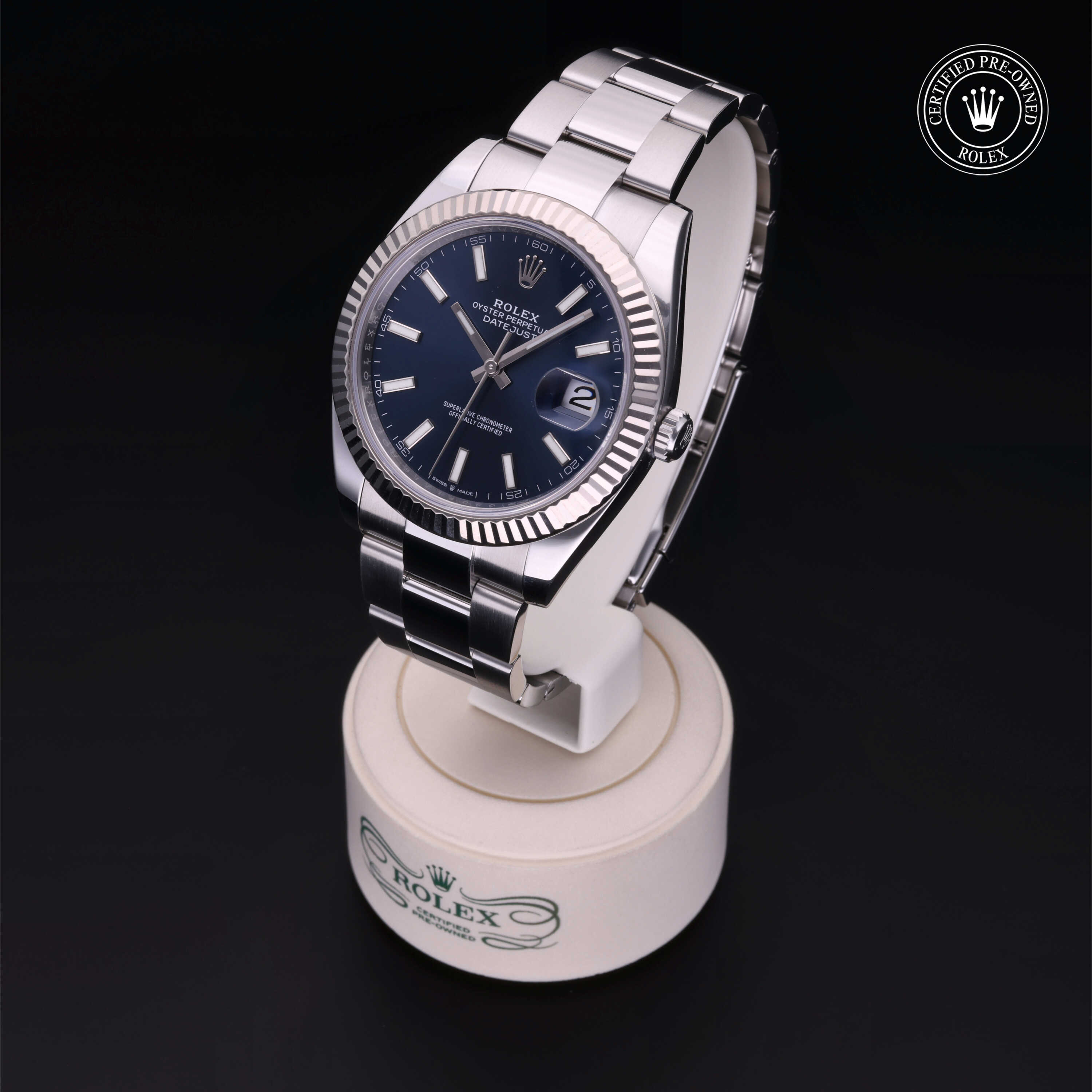 Rolex Datejust in Rolesor 18 Carat White M126334-0001 at Davidson & Licht