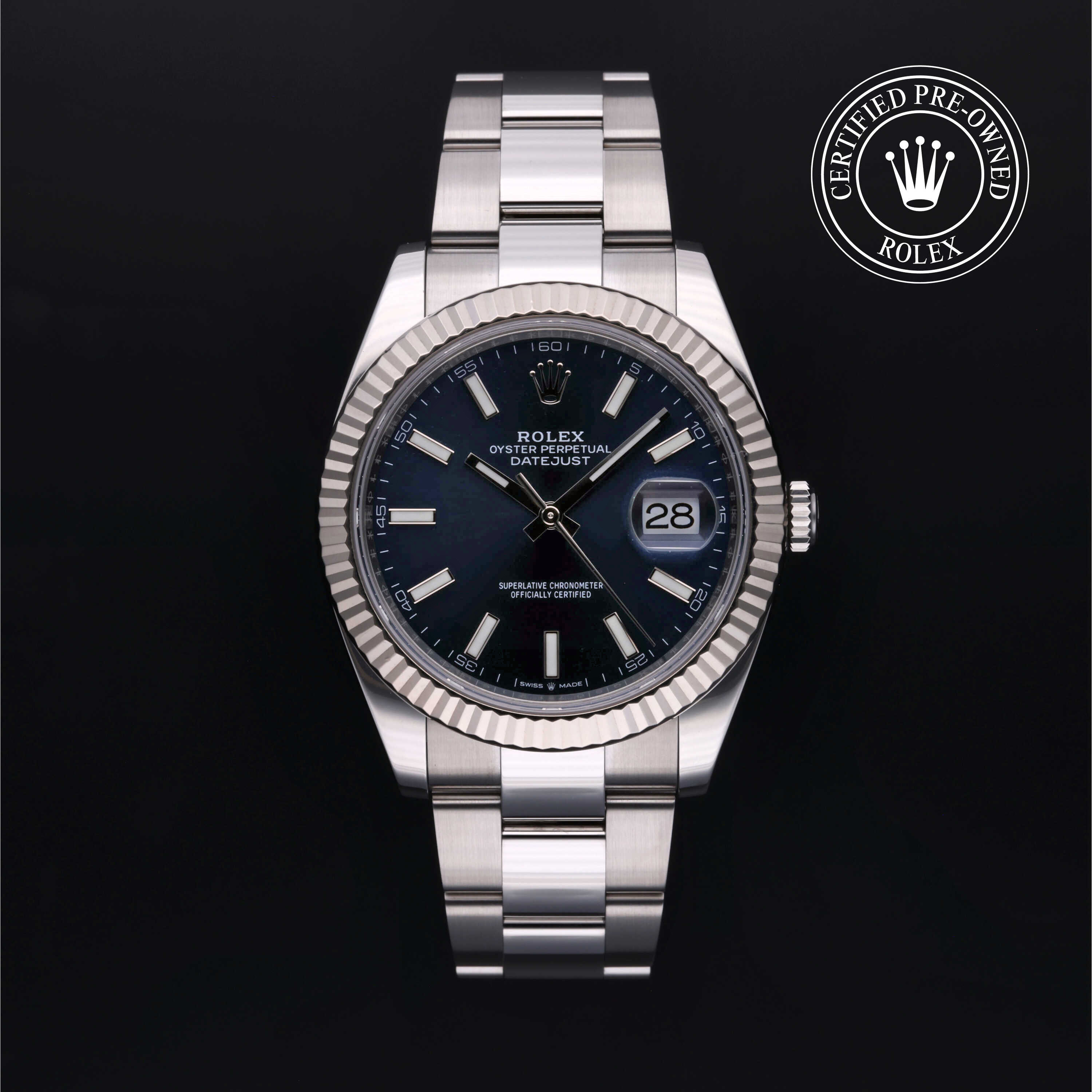 Rolex Datejust in Rolesor 18 Carat White M126334-0001 at Davidson & Licht