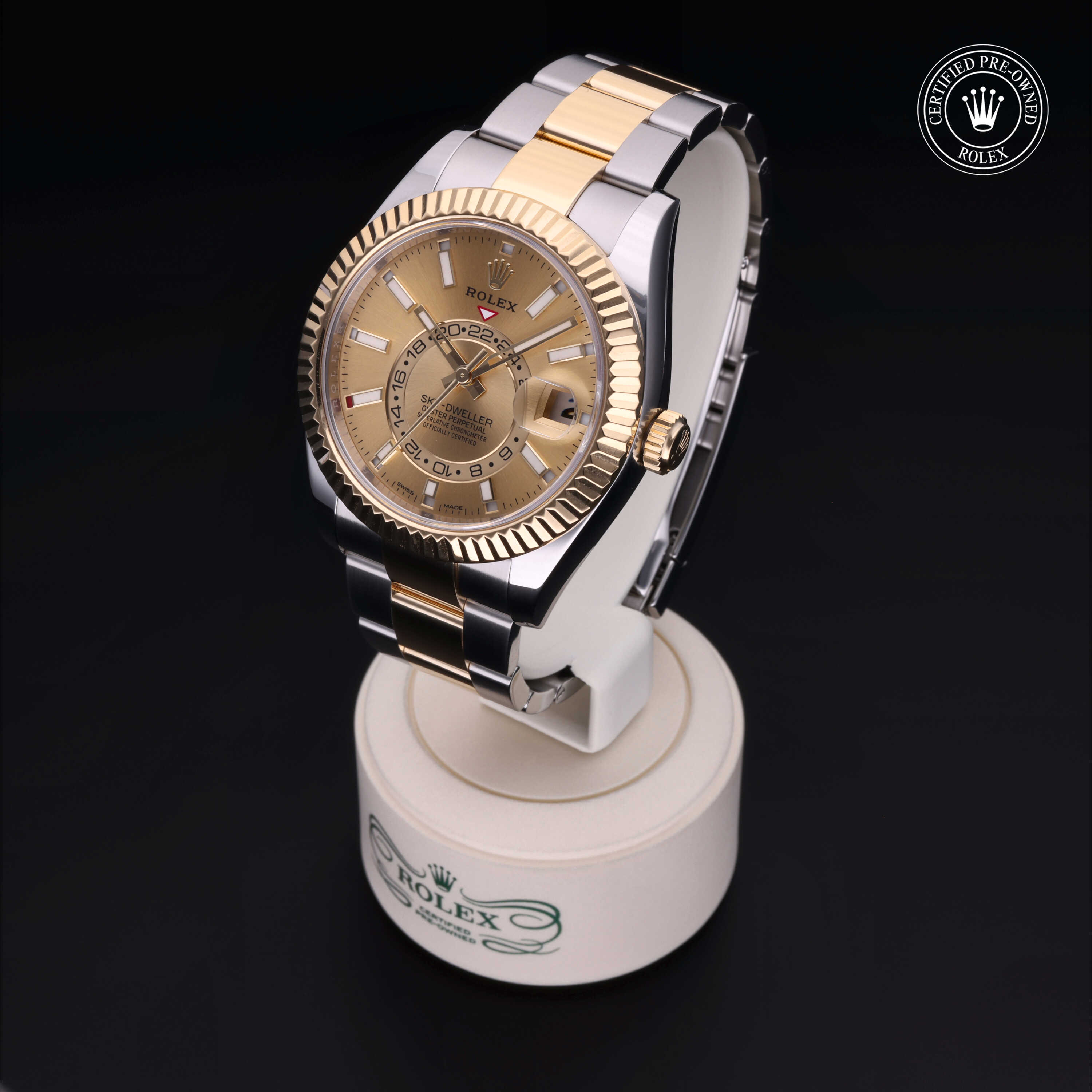 Rolex Sky-Dweller in Rolesor 18 Carat Yellow M326933-0001 at Davidson & Licht