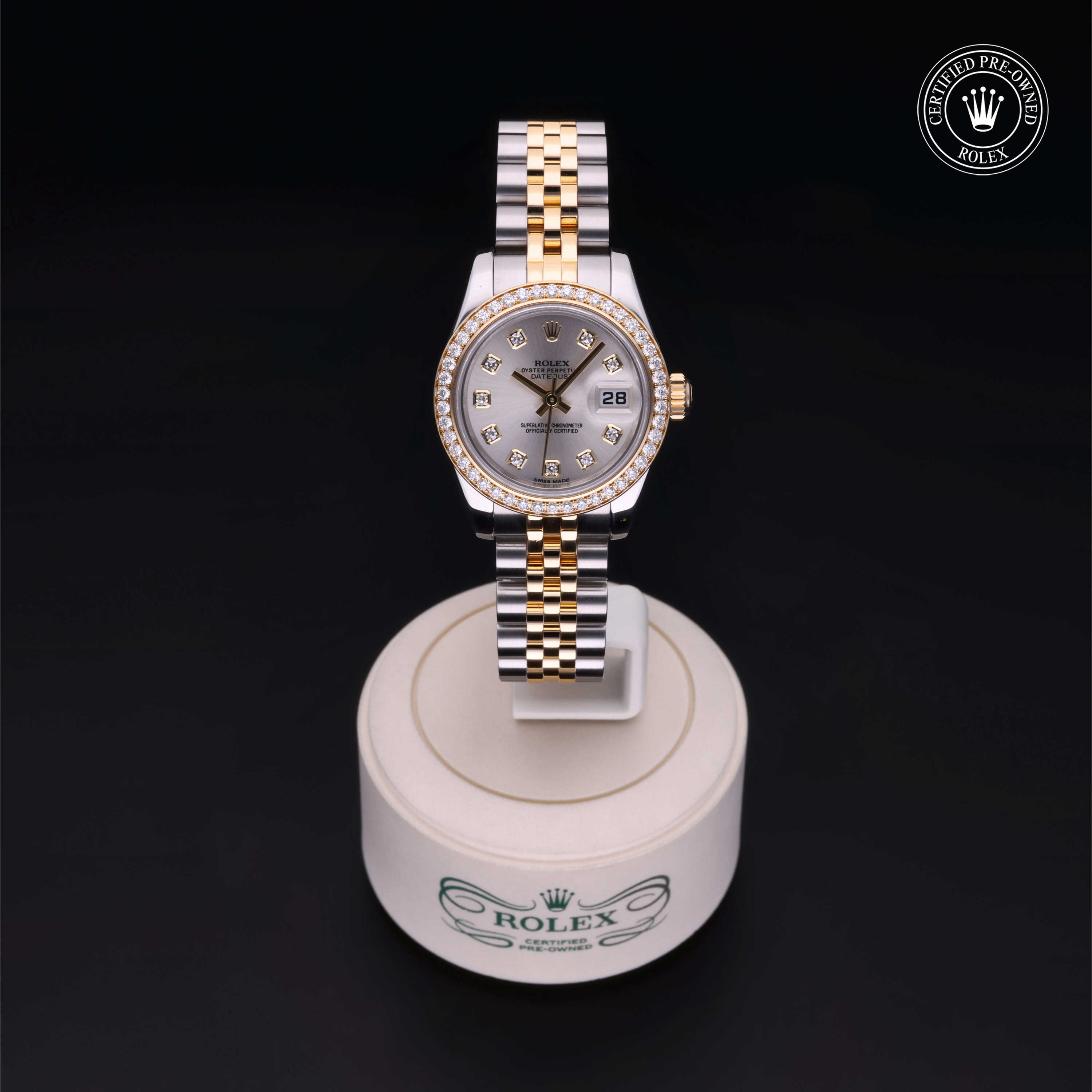 Rolex Lady-Datejust in Rolesor 18 Carat Yellow M179383-0016 at Davidson & Licht