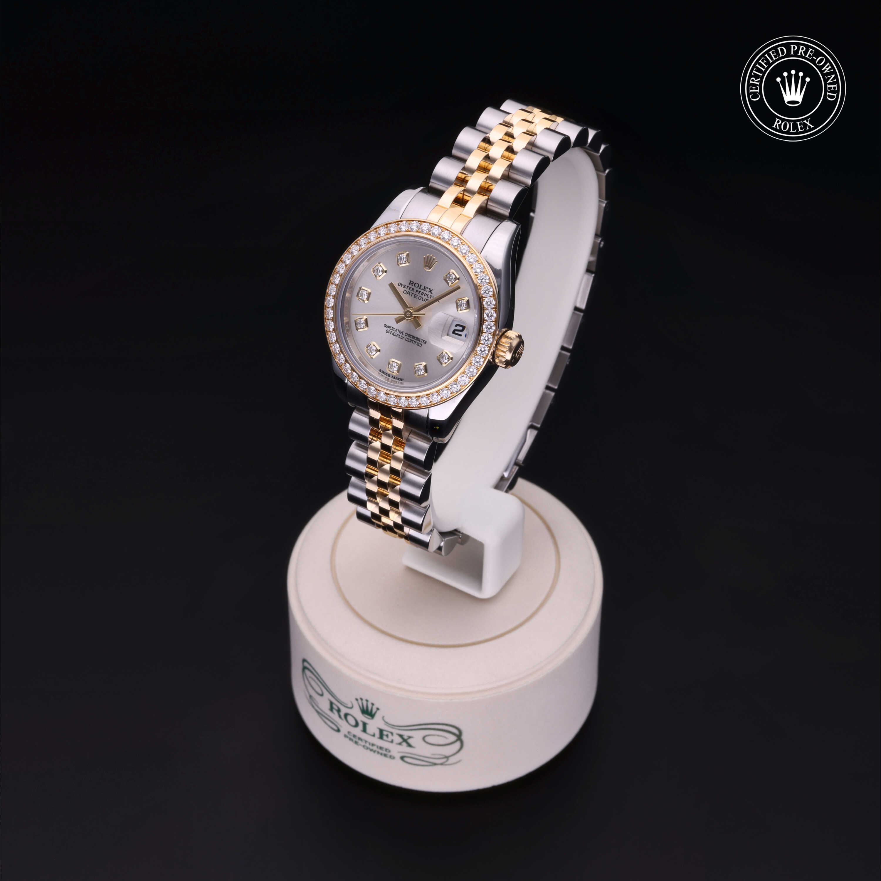 Rolex Lady-Datejust in Rolesor 18 Carat Yellow M179383-0016 at Davidson & Licht
