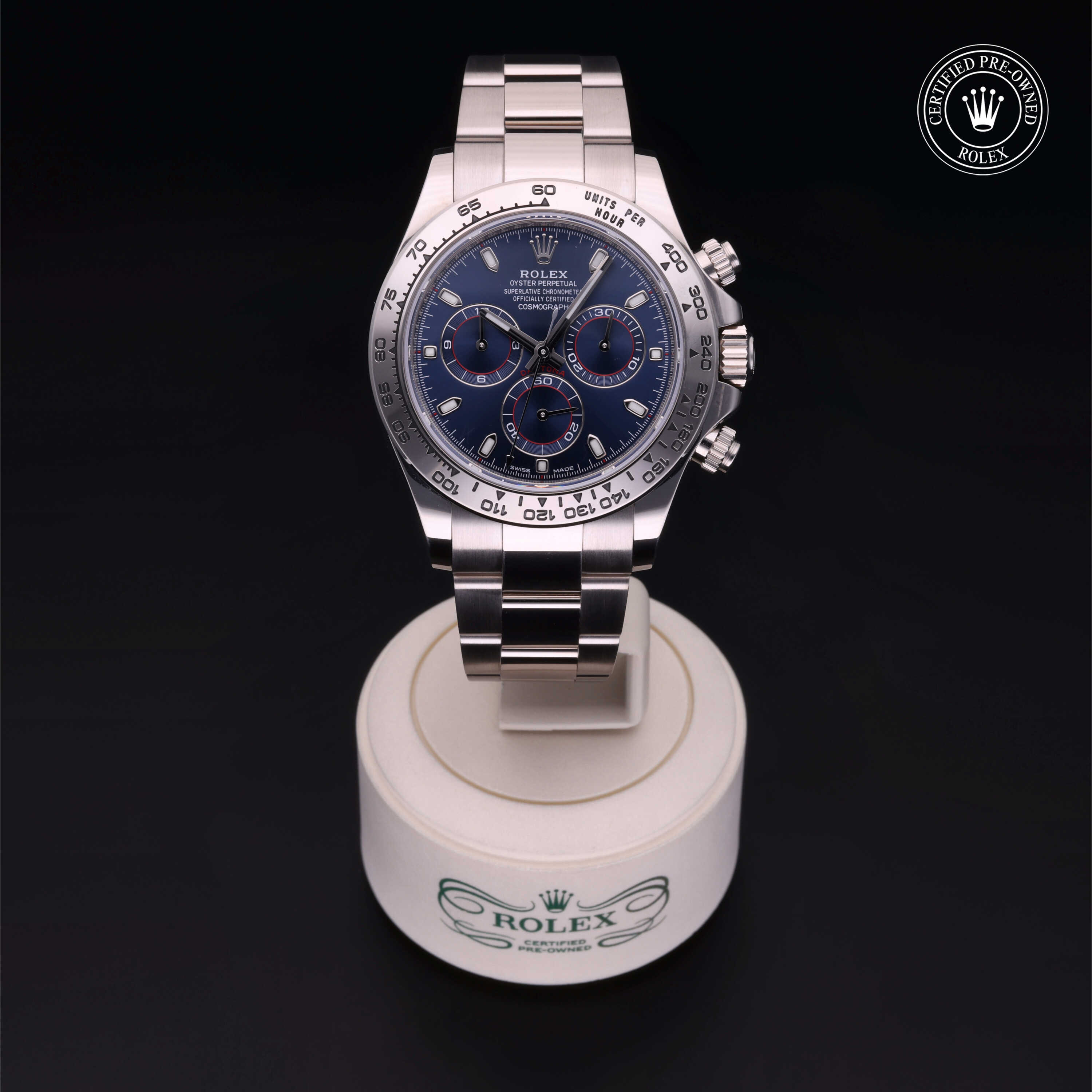 Rolex Cosmograph Daytona in Gold 18 Carat White M116509-0071 at Davidson & Licht
