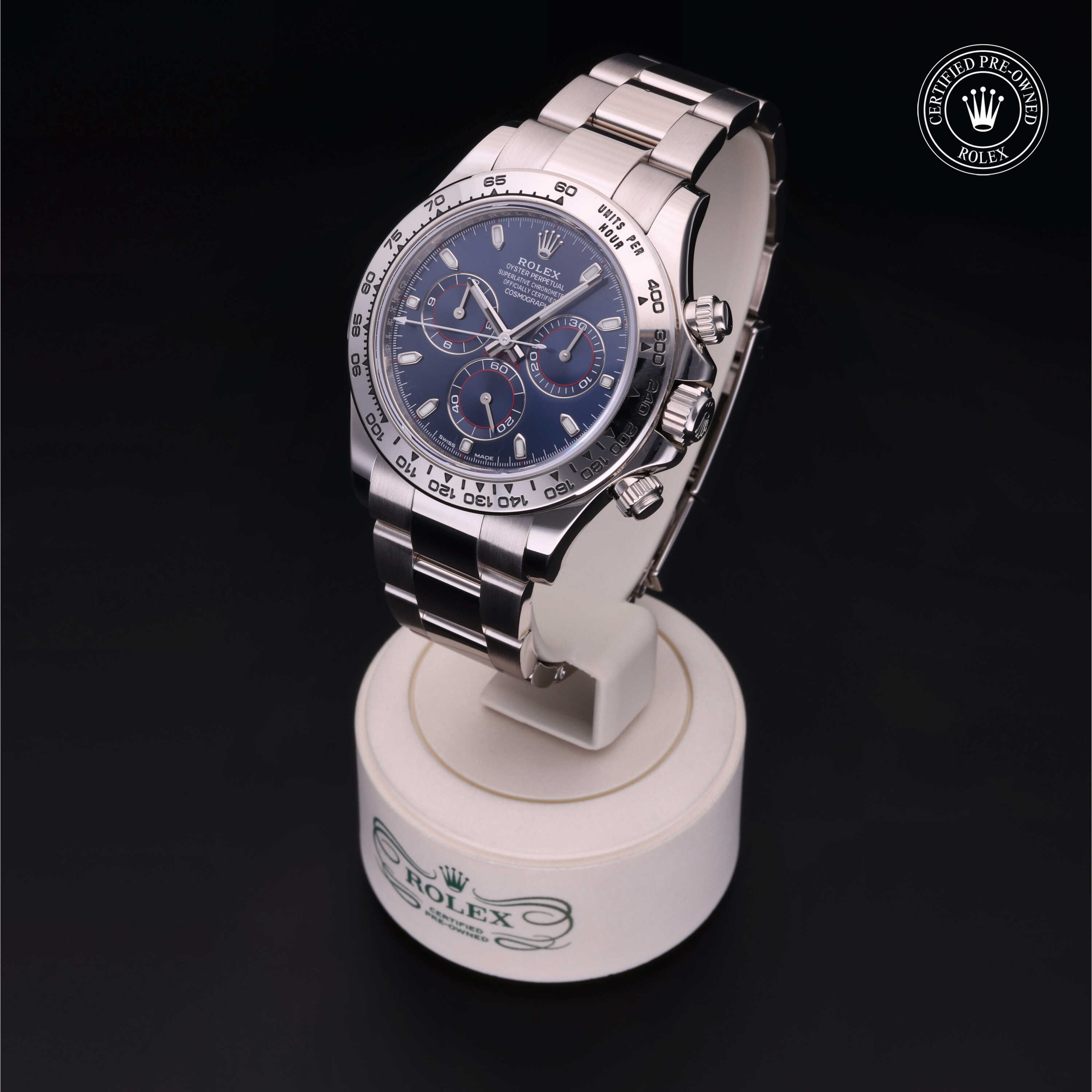Rolex Cosmograph Daytona in Gold 18 Carat White M116509-0071 at Davidson & Licht