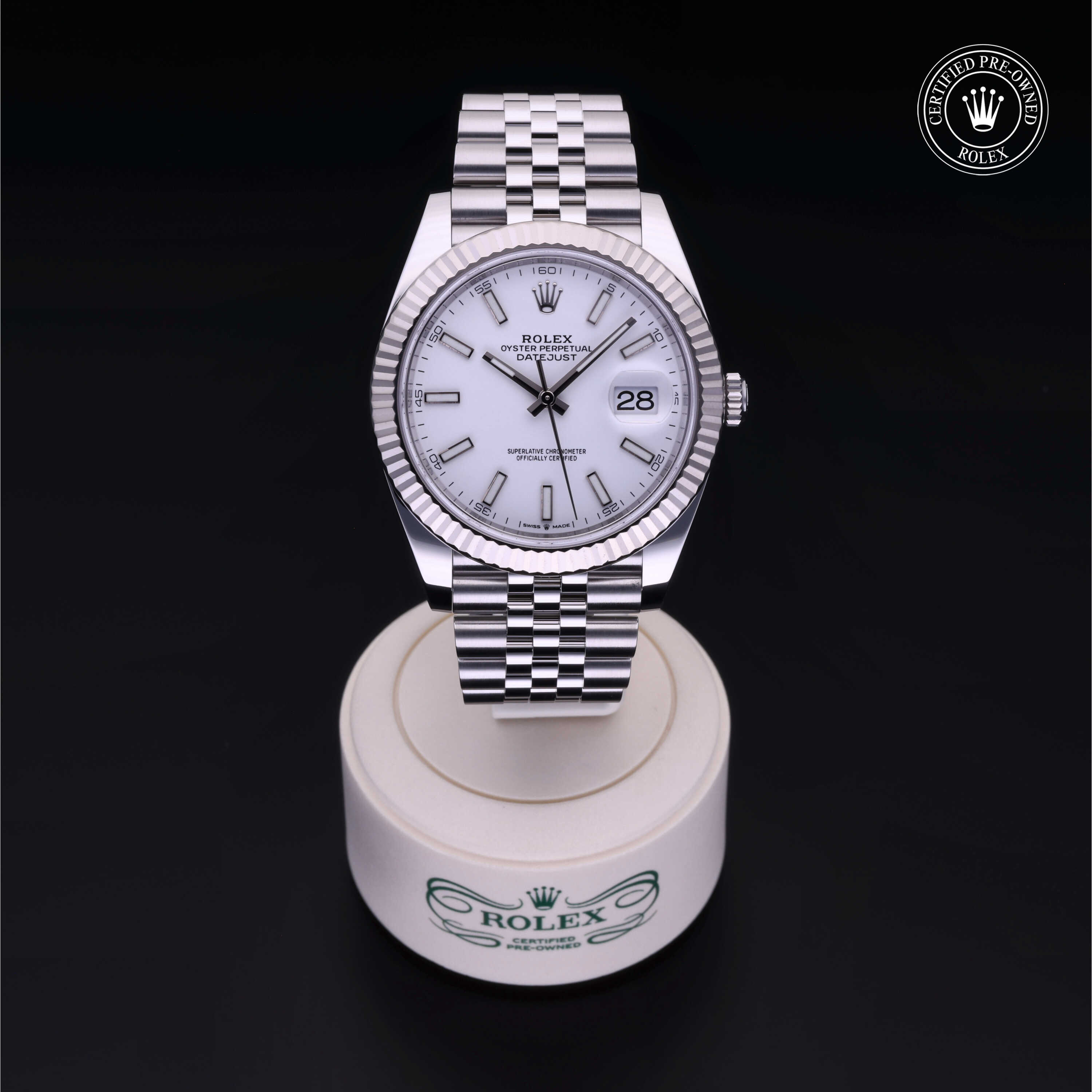 Rolex Datejust in Rolesor 18 Carat White M126334-0010 at Davidson & Licht