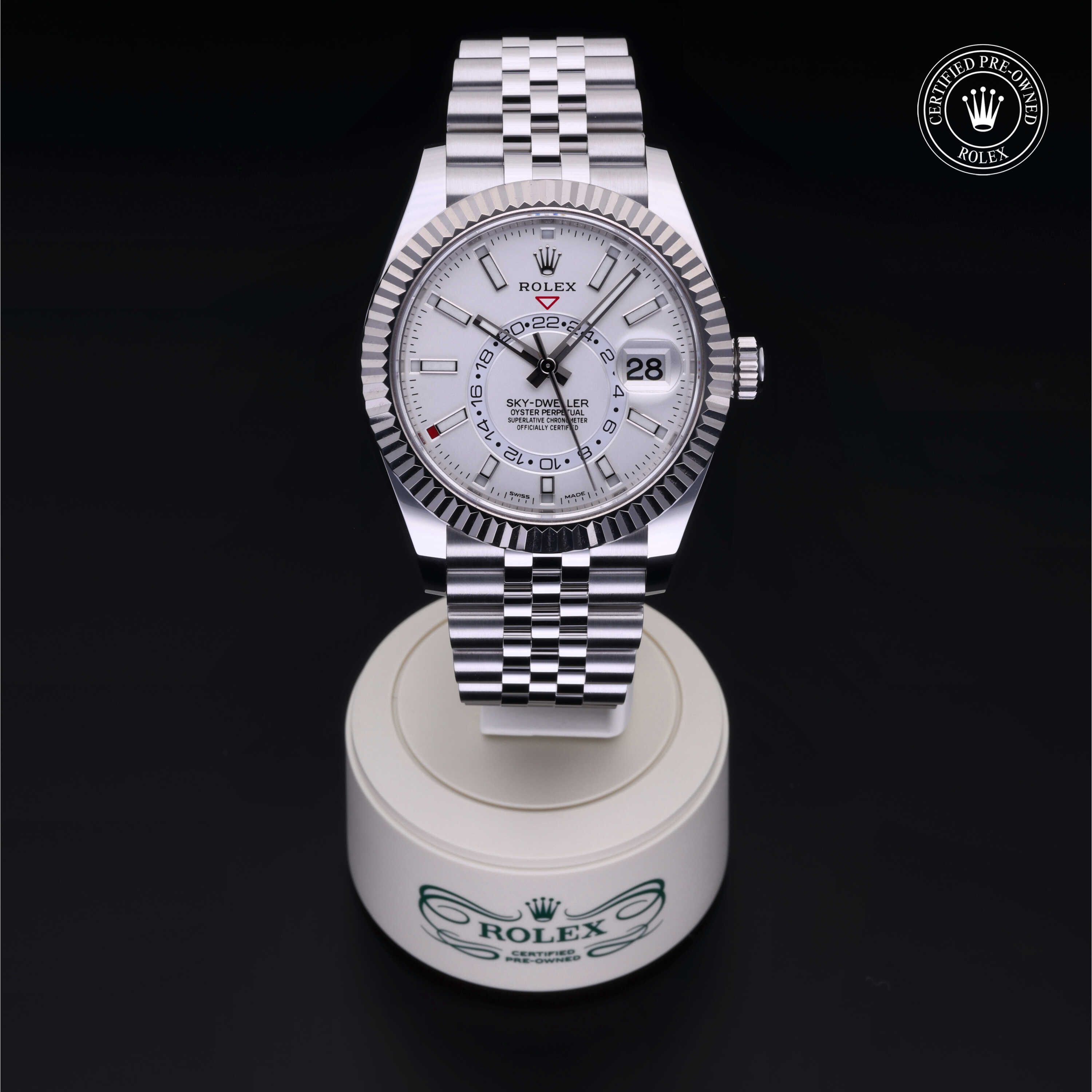 Rolex Sky-Dweller in Rolesor 18 Carat White M326934-0002 at Davidson & Licht