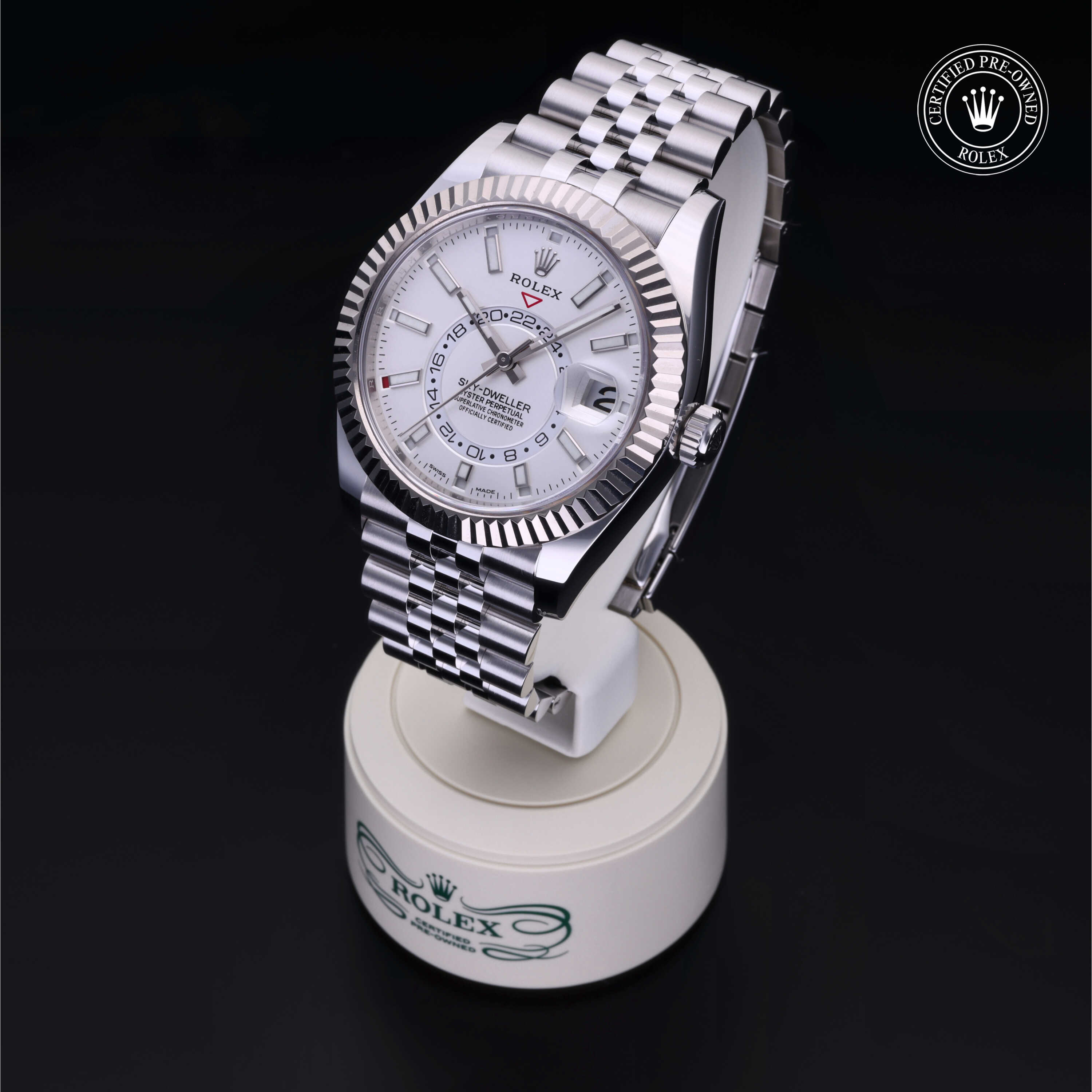 Rolex Sky-Dweller in Rolesor 18 Carat White M326934-0002 at Davidson & Licht