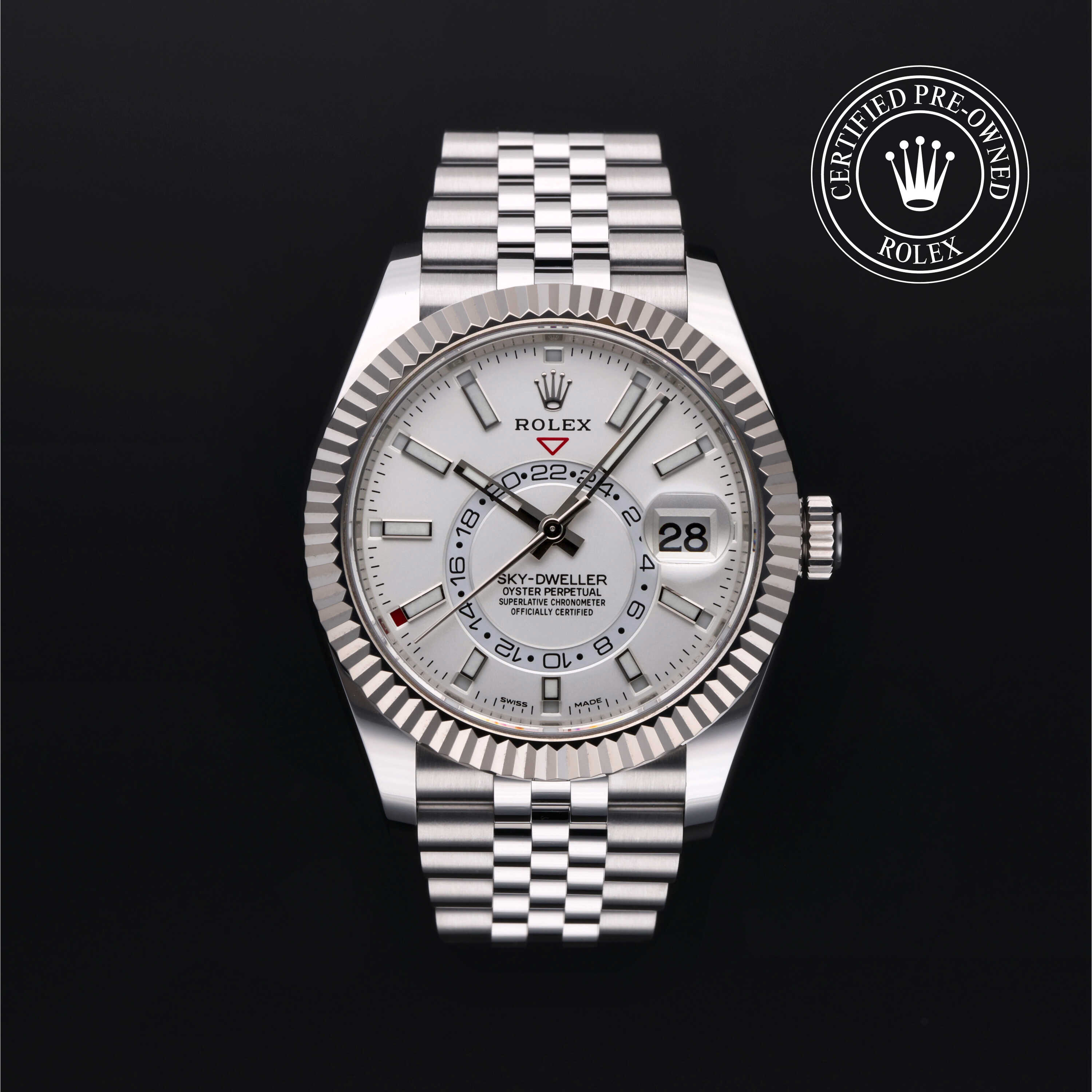 Rolex Sky-Dweller in Rolesor 18 Carat White M326934-0002 at Davidson & Licht