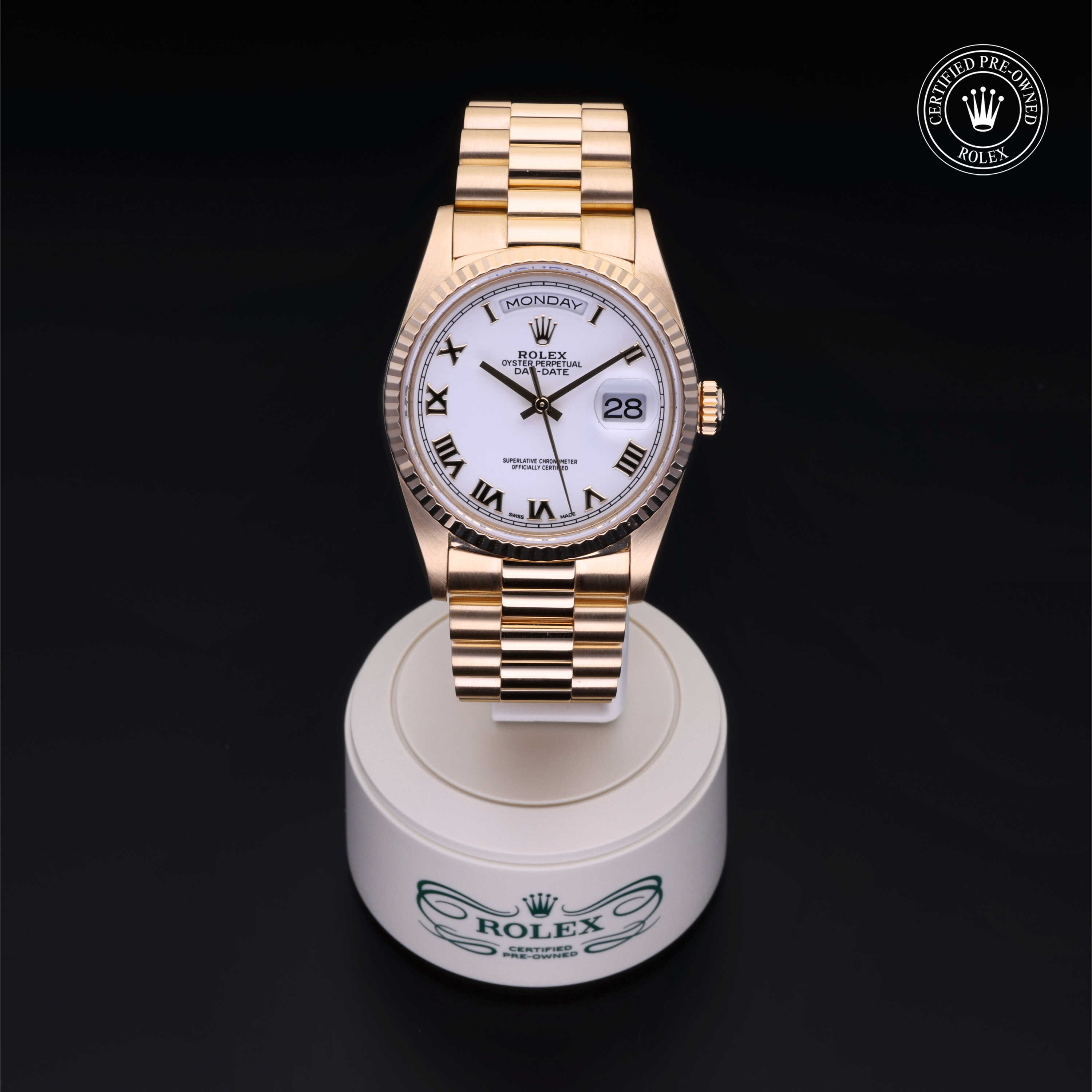 Rolex Day-Date in Gold 18 Carat Yellow M18238-0007 at Davidson & Licht