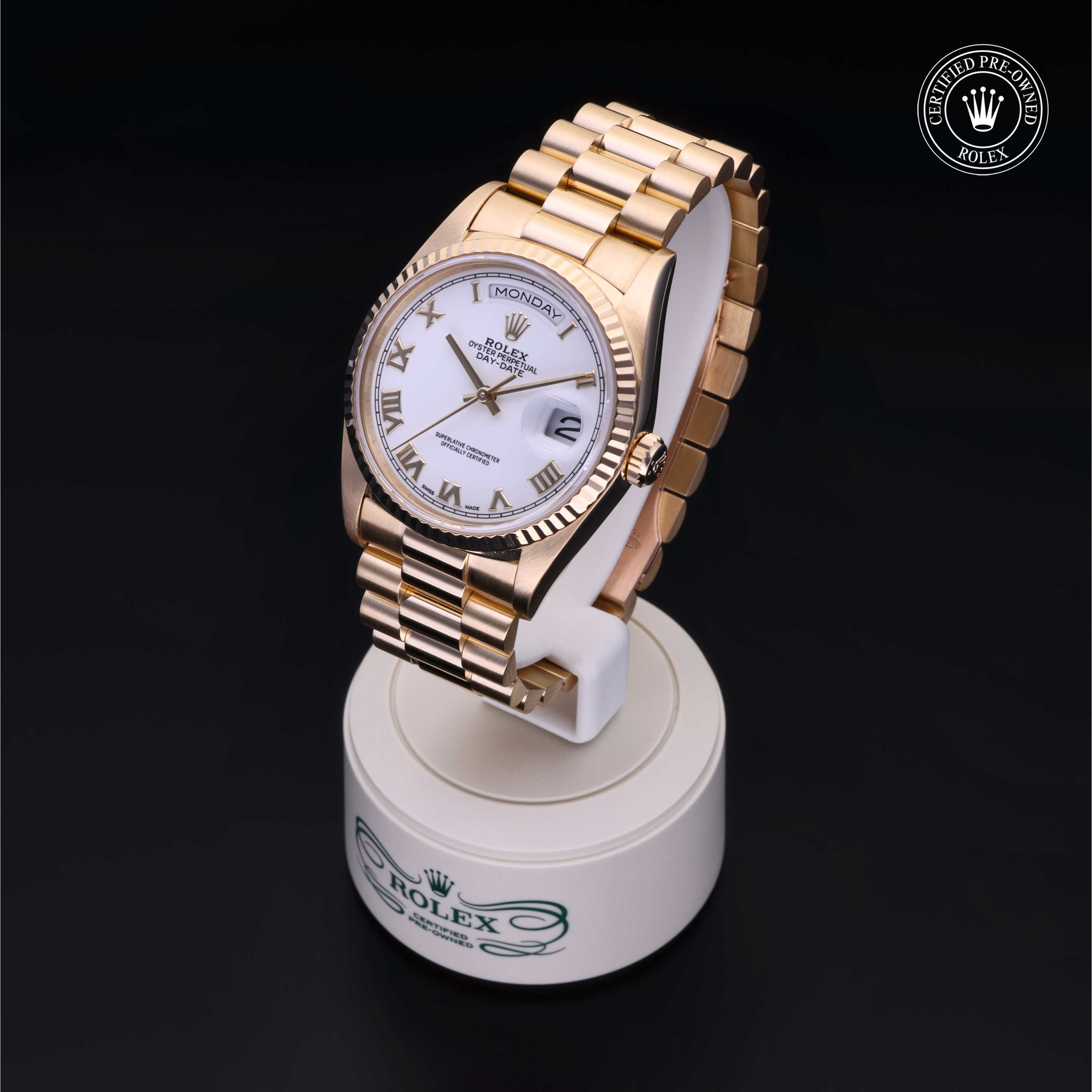 Rolex Day-Date in Gold 18 Carat Yellow M18238-0007 at Davidson & Licht