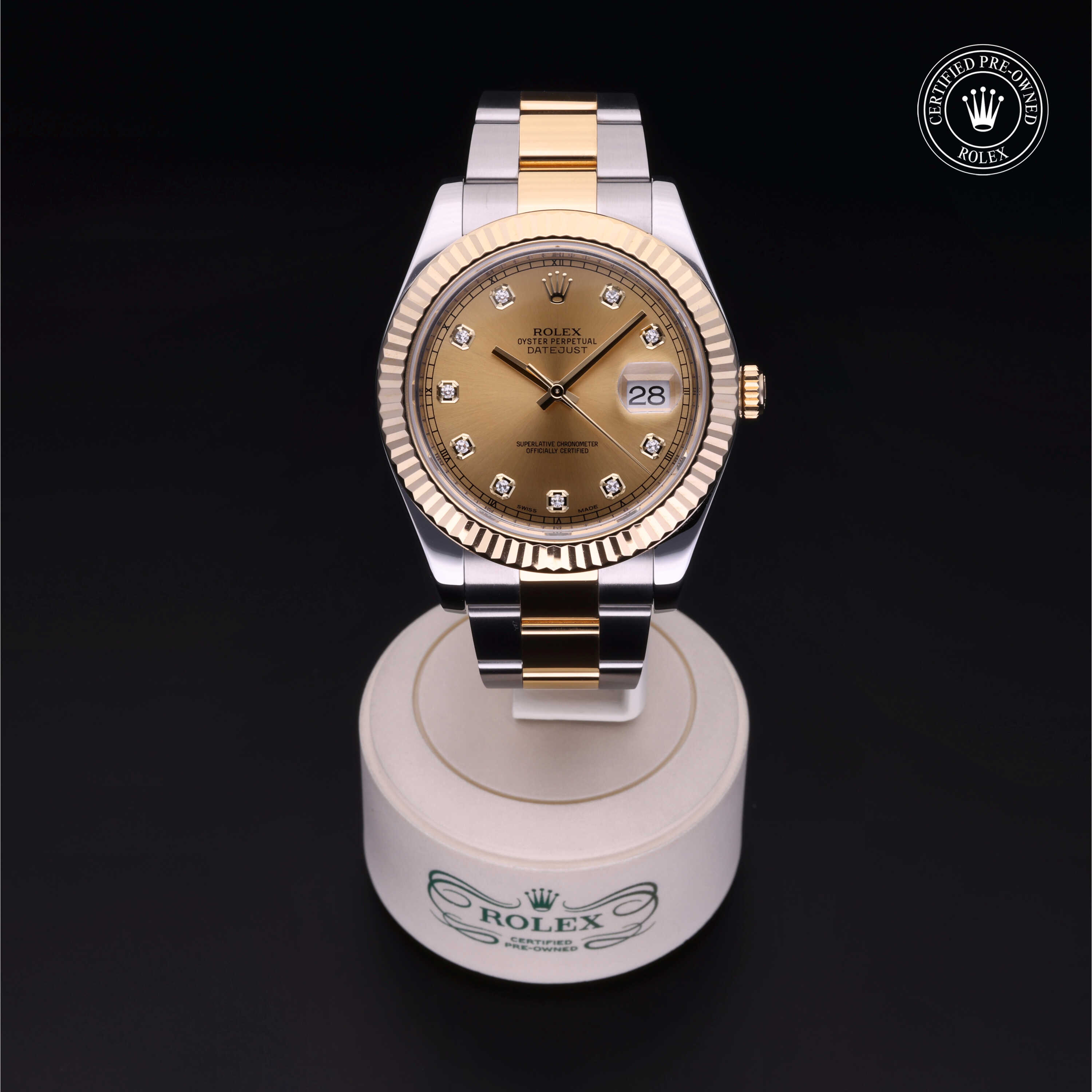 Rolex Datejust in Oyster Steel and 18K Yellow Gold M116333-0007 at Davidson & Licht