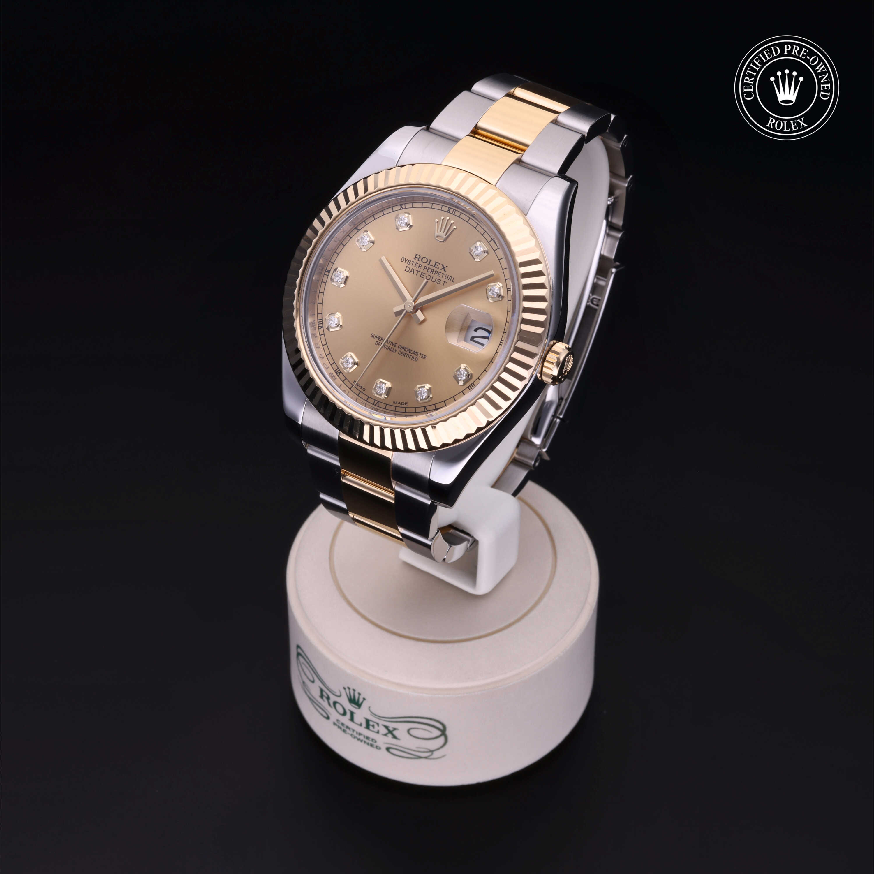 Rolex Datejust in Oyster Steel and 18K Yellow Gold M116333-0007 at Davidson & Licht