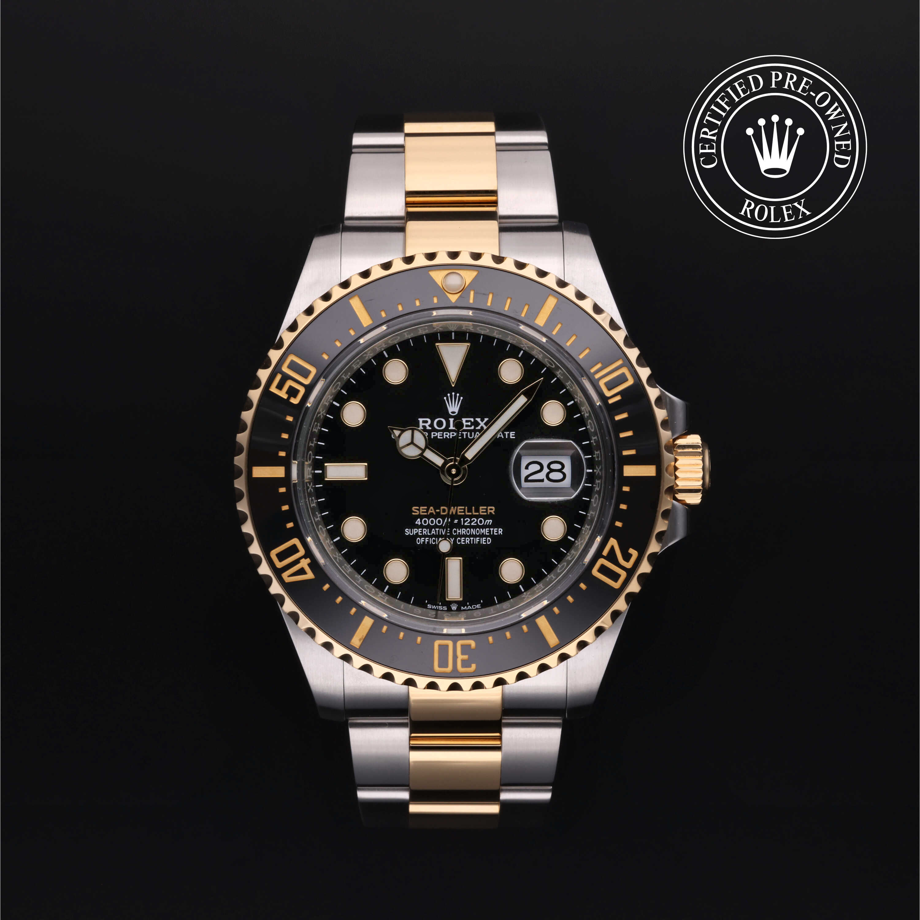 Rolex Sea-Dweller in Rolesor 18 Carat Yellow M126603-0001 at Davidson & Licht