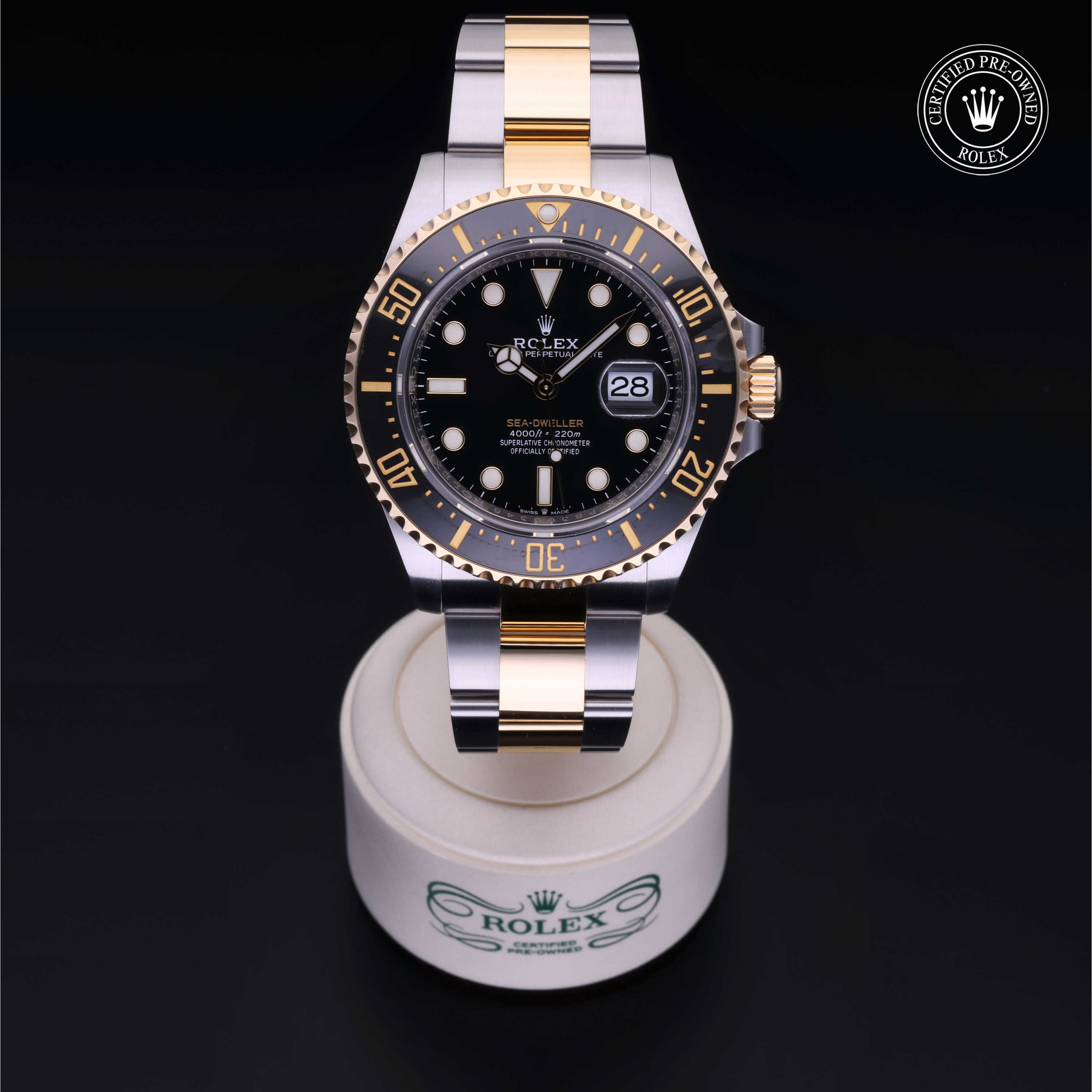 Rolex Sea-Dweller in Rolesor 18 Carat Yellow M126603-0001 at Davidson & Licht