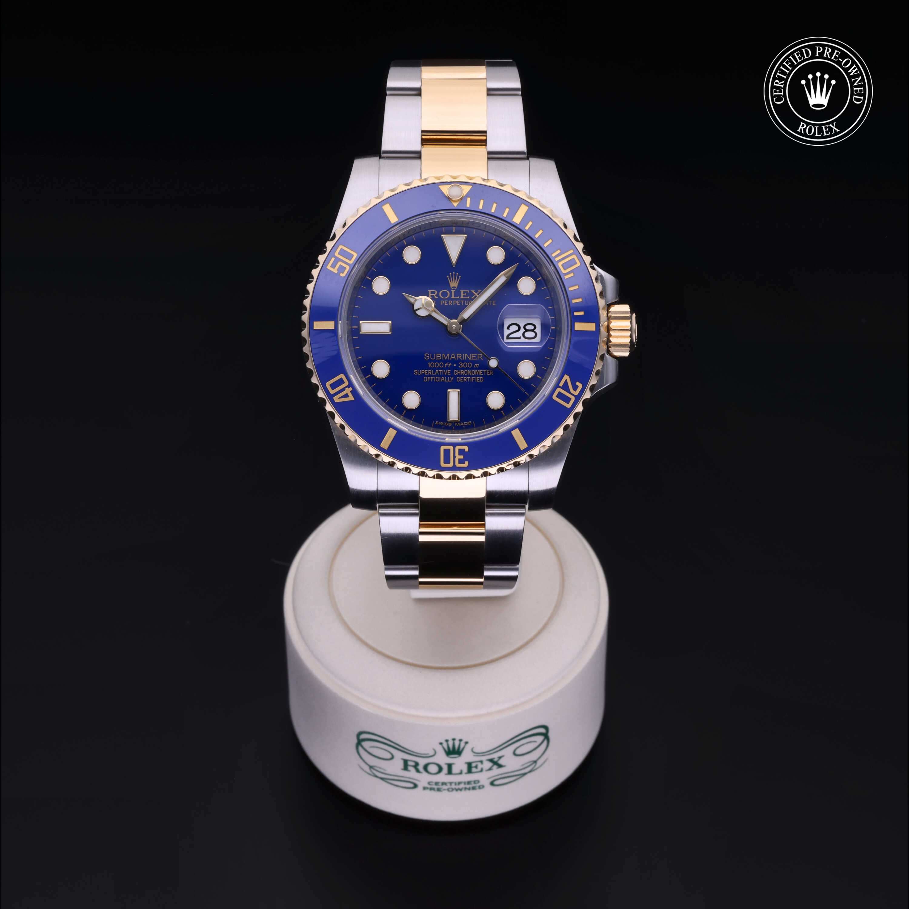 Rolex Submariner in Rolesor 18 Carat Yellow M116613LB-0001 at Davidson & Licht