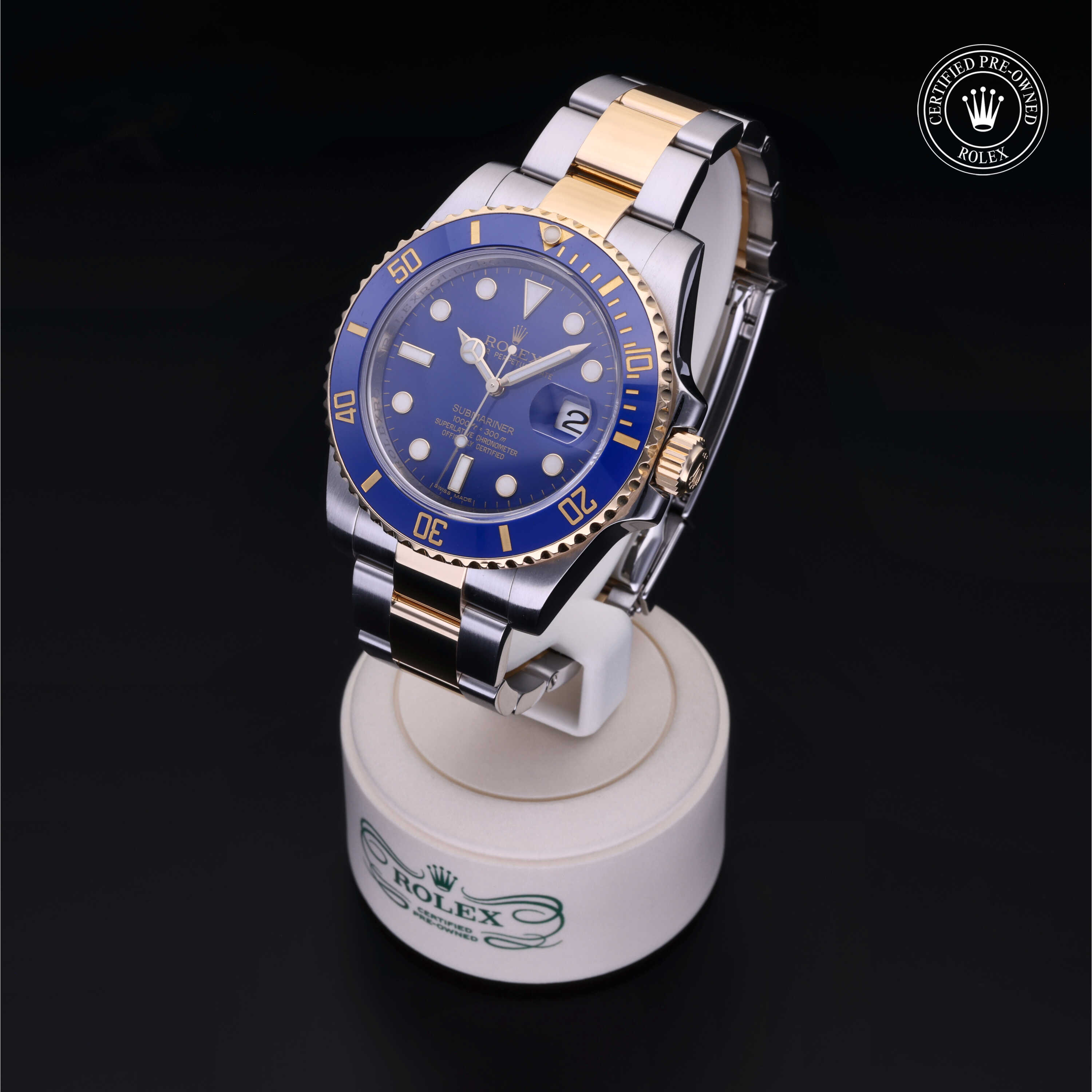 Rolex Submariner in Rolesor 18 Carat Yellow M116613LB-0001 at Davidson & Licht