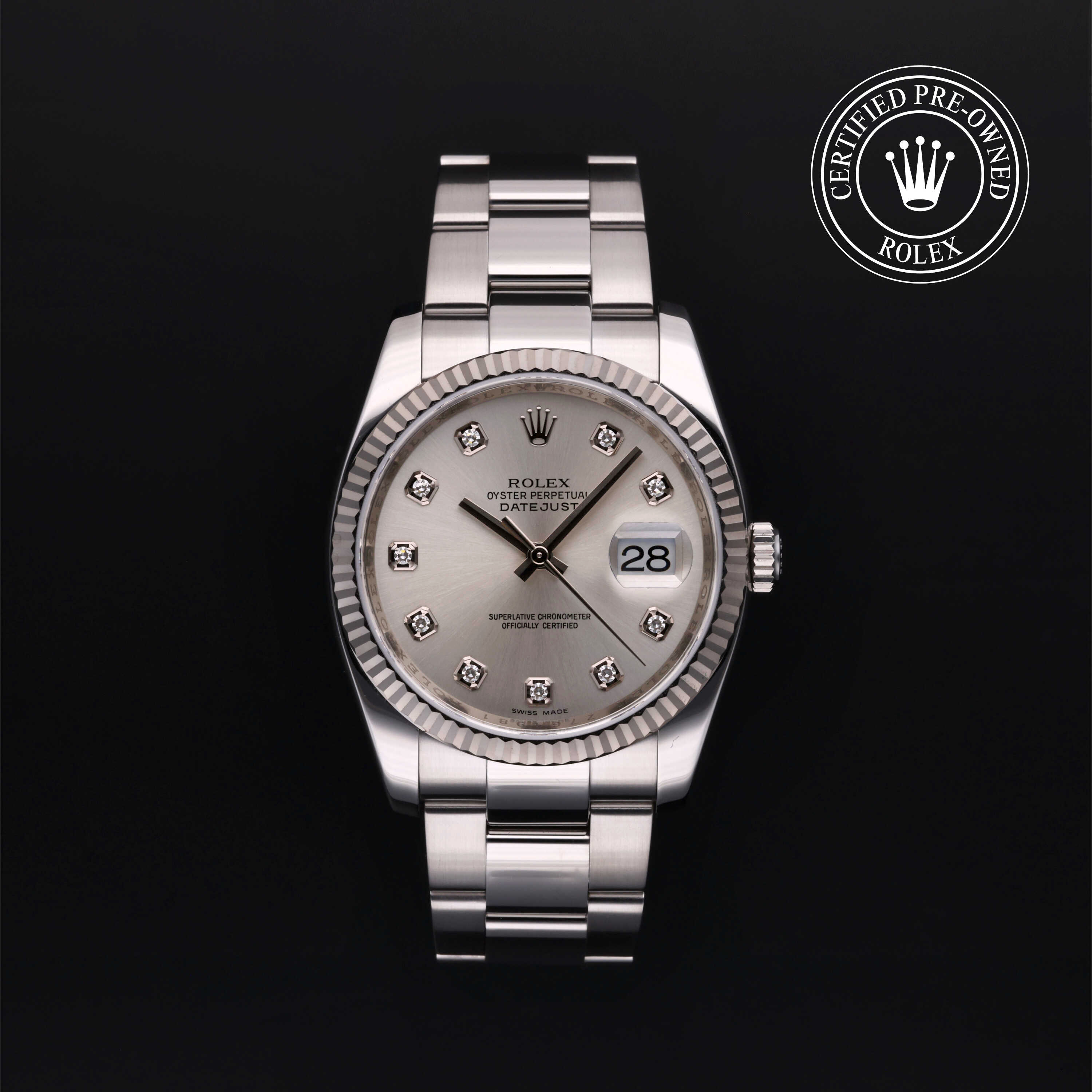 Rolex Datejust in Rolesor 18 Carat White M116234-0042 at Davidson & Licht