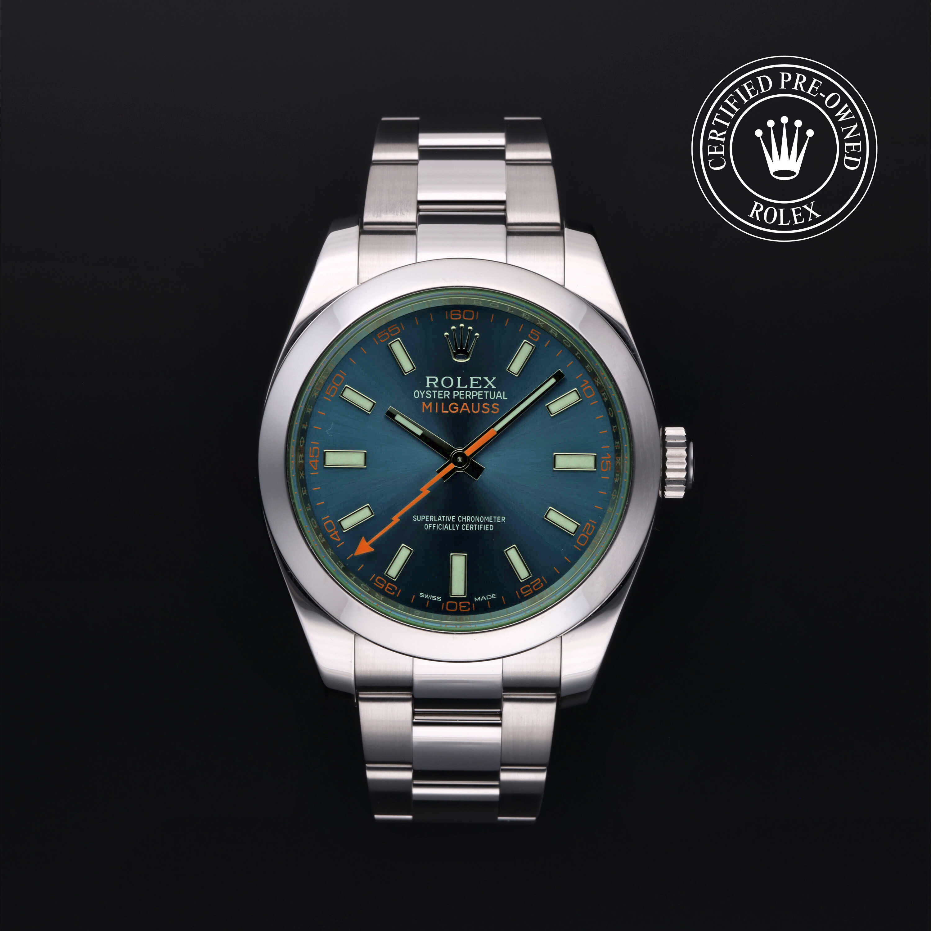 Rolex Milgauss in Steel M116400GV-0002 at Davidson & Licht