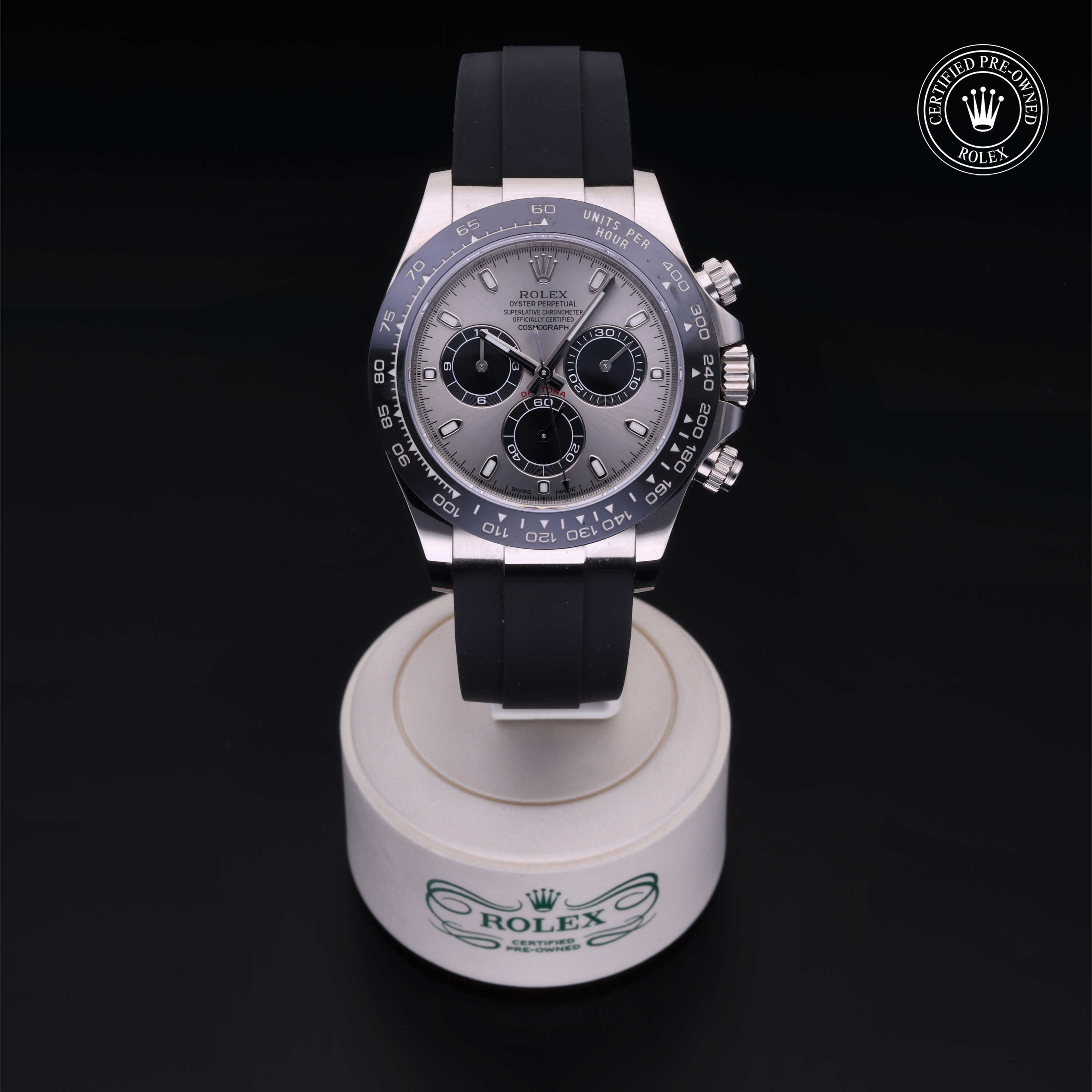 Rolex Cosmograph Daytona in Gold 18 Carat White M116519LN-0024 at Davidson & Licht