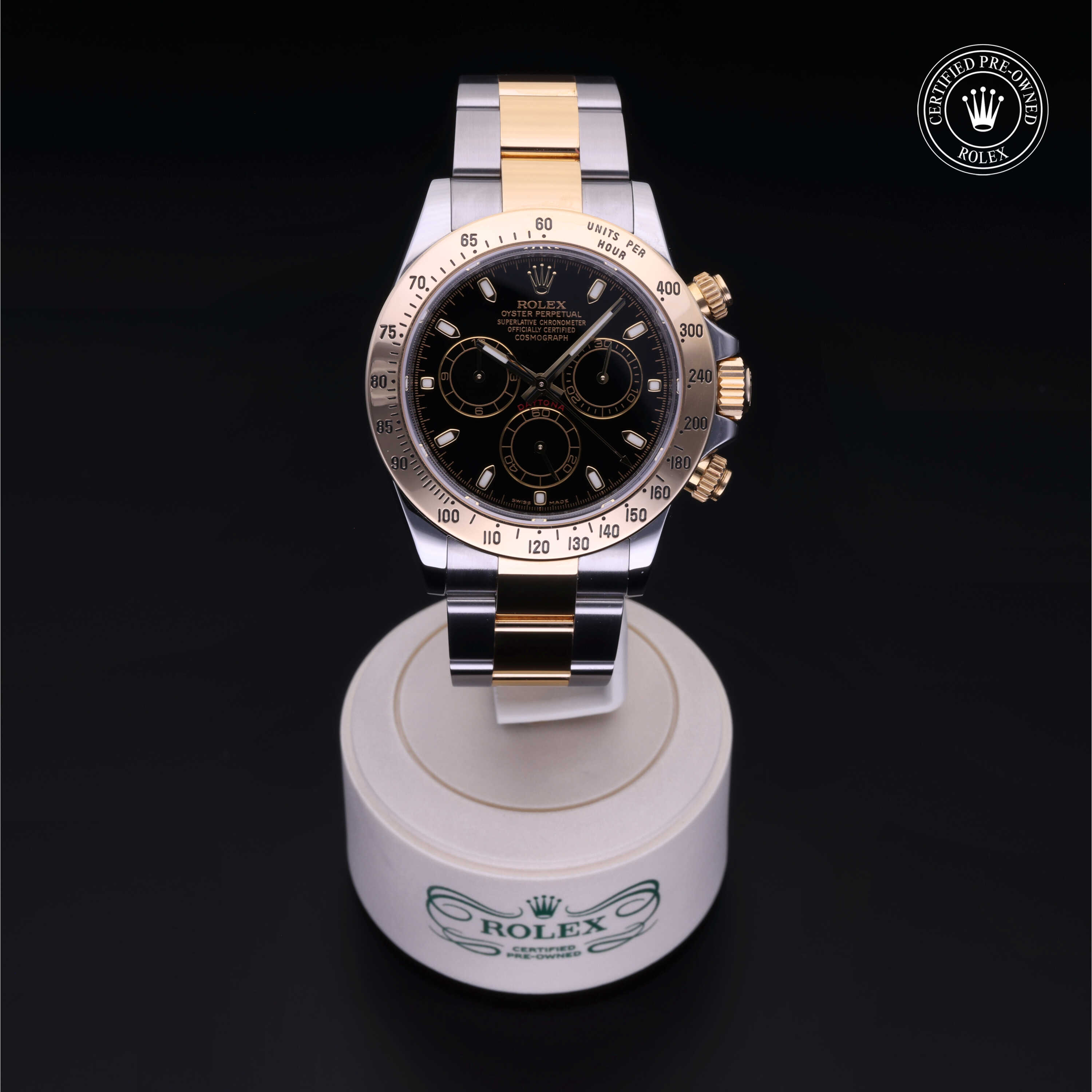 Rolex Cosmograph Daytona in Rolesor 18 Carat Yellow M116523-0039 at Davidson & Licht