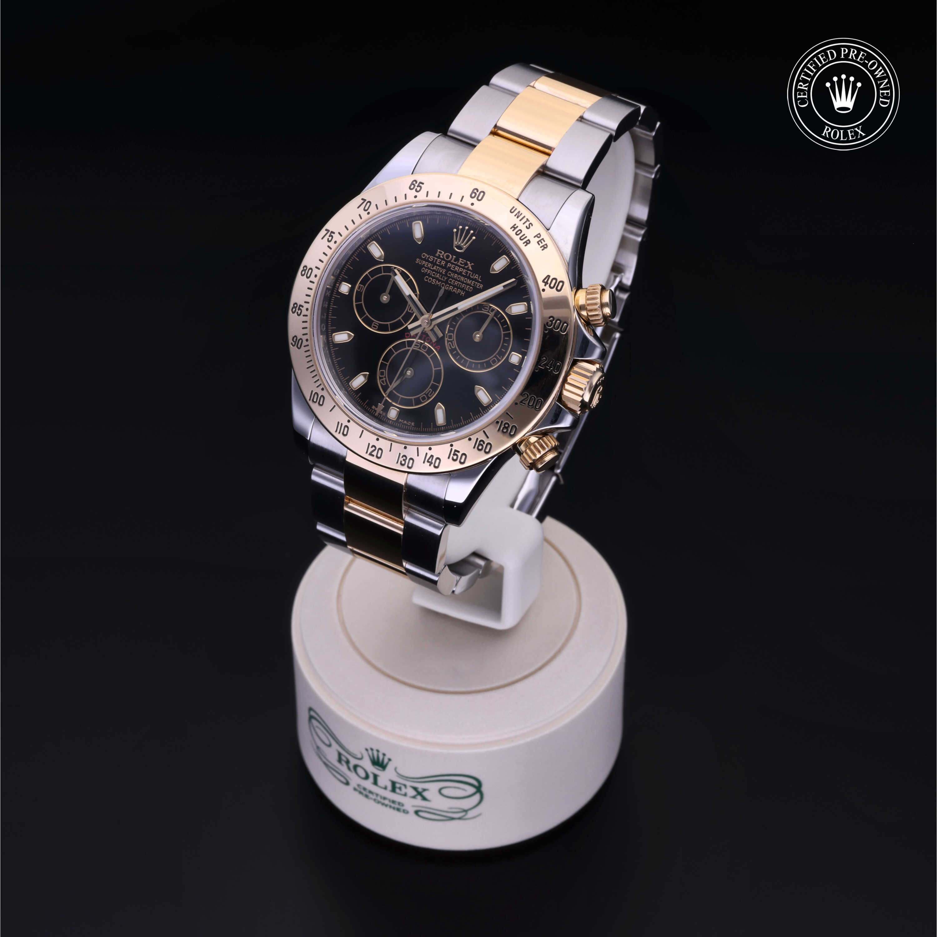 Rolex Cosmograph Daytona in Rolesor 18 Carat Yellow M116523-0039 at Davidson & Licht