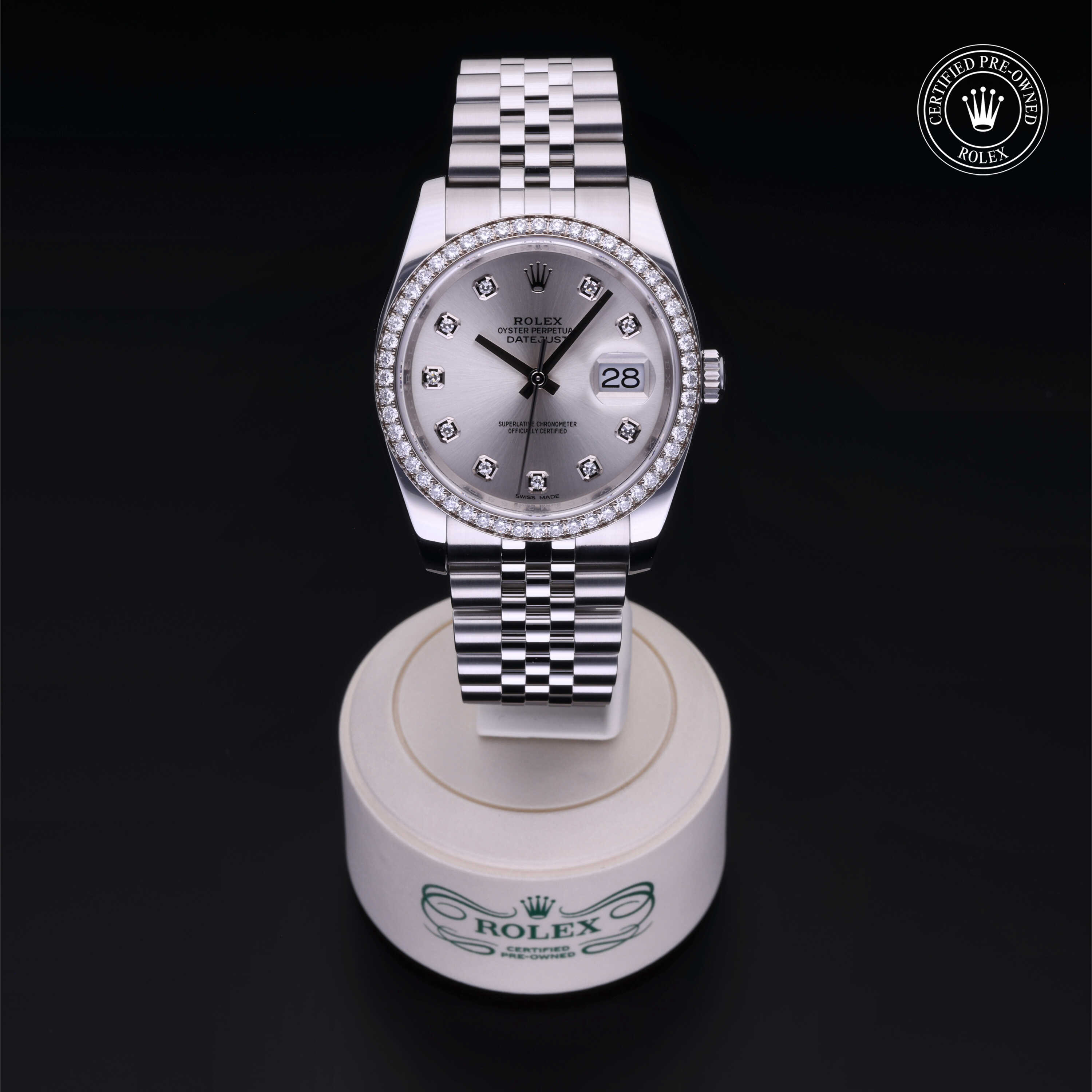 Rolex Datejust in Rolesor 18 Carat White M116244-0001 at Davidson & Licht