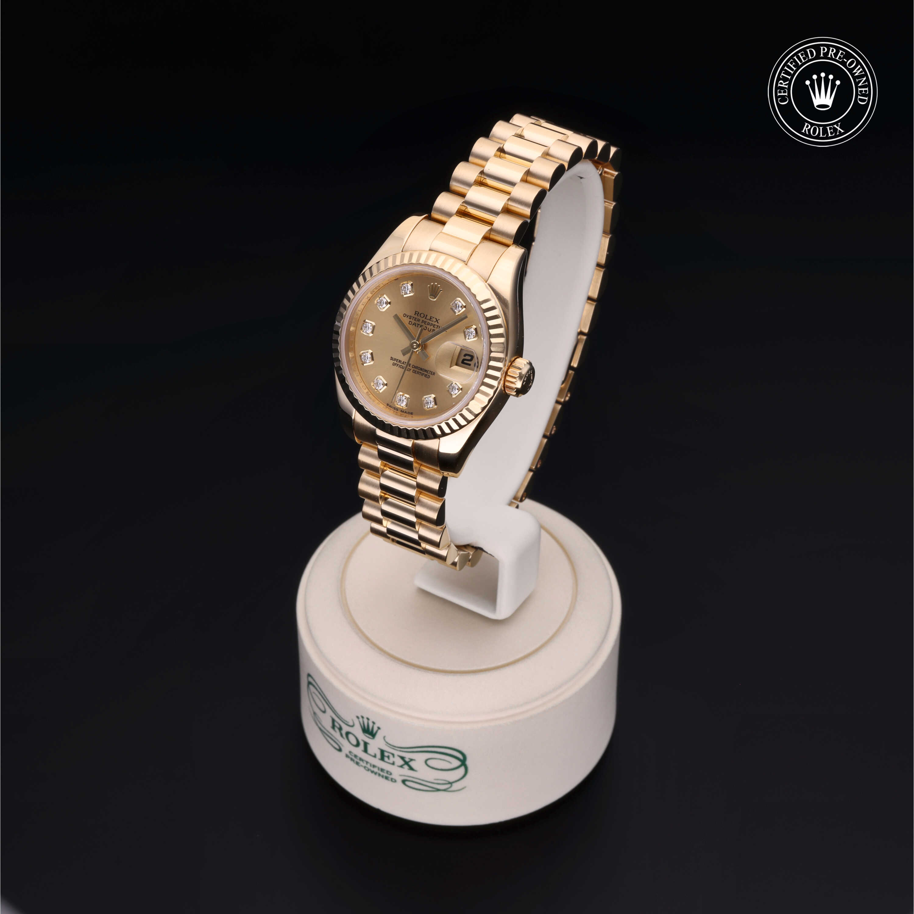 Rolex Lady-Datejust in Gold 18 Carat Yellow M179178-0086 at Davidson & Licht