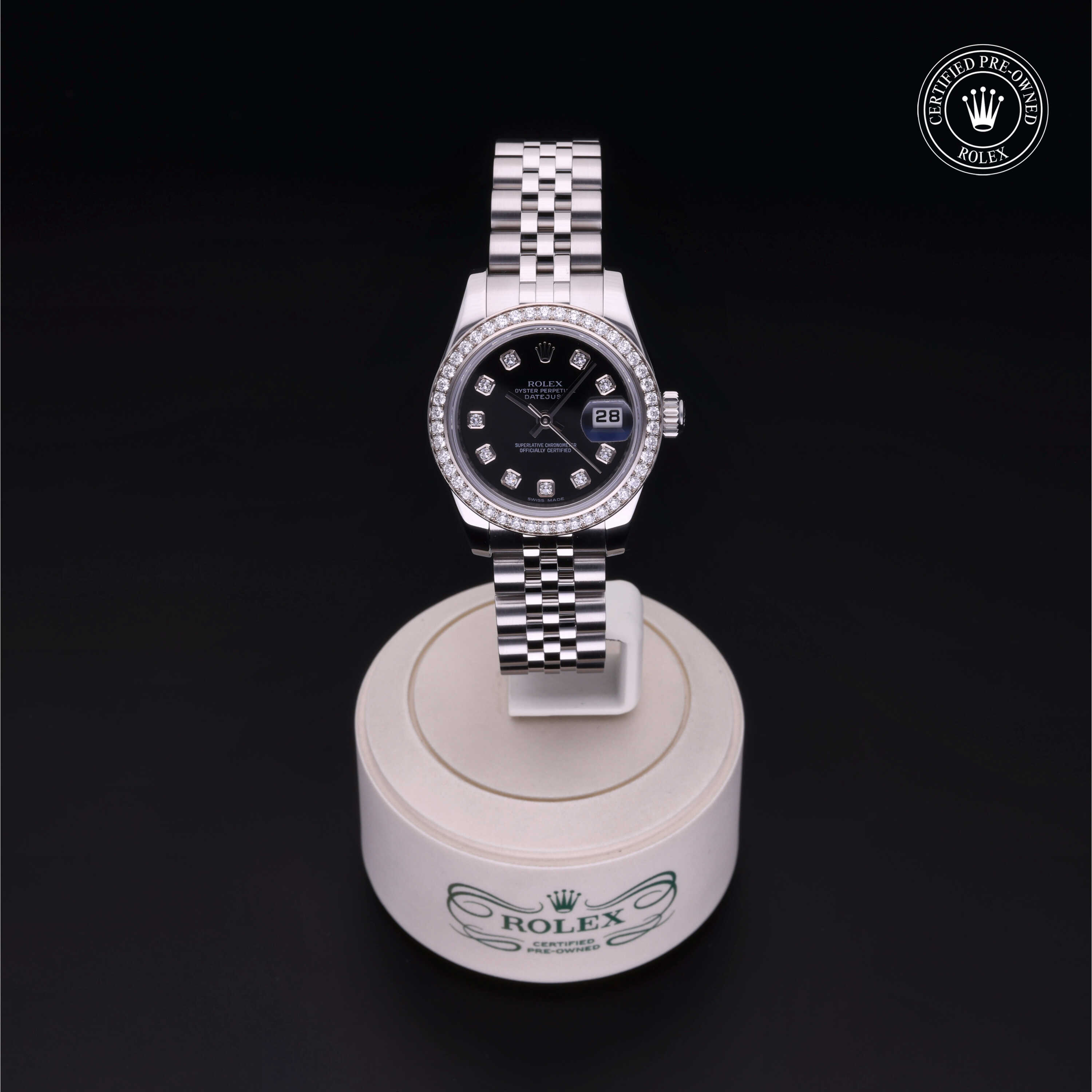 Rolex Lady-Datejust in Rolesor 18 Carat White M179384-0009 at Davidson & Licht