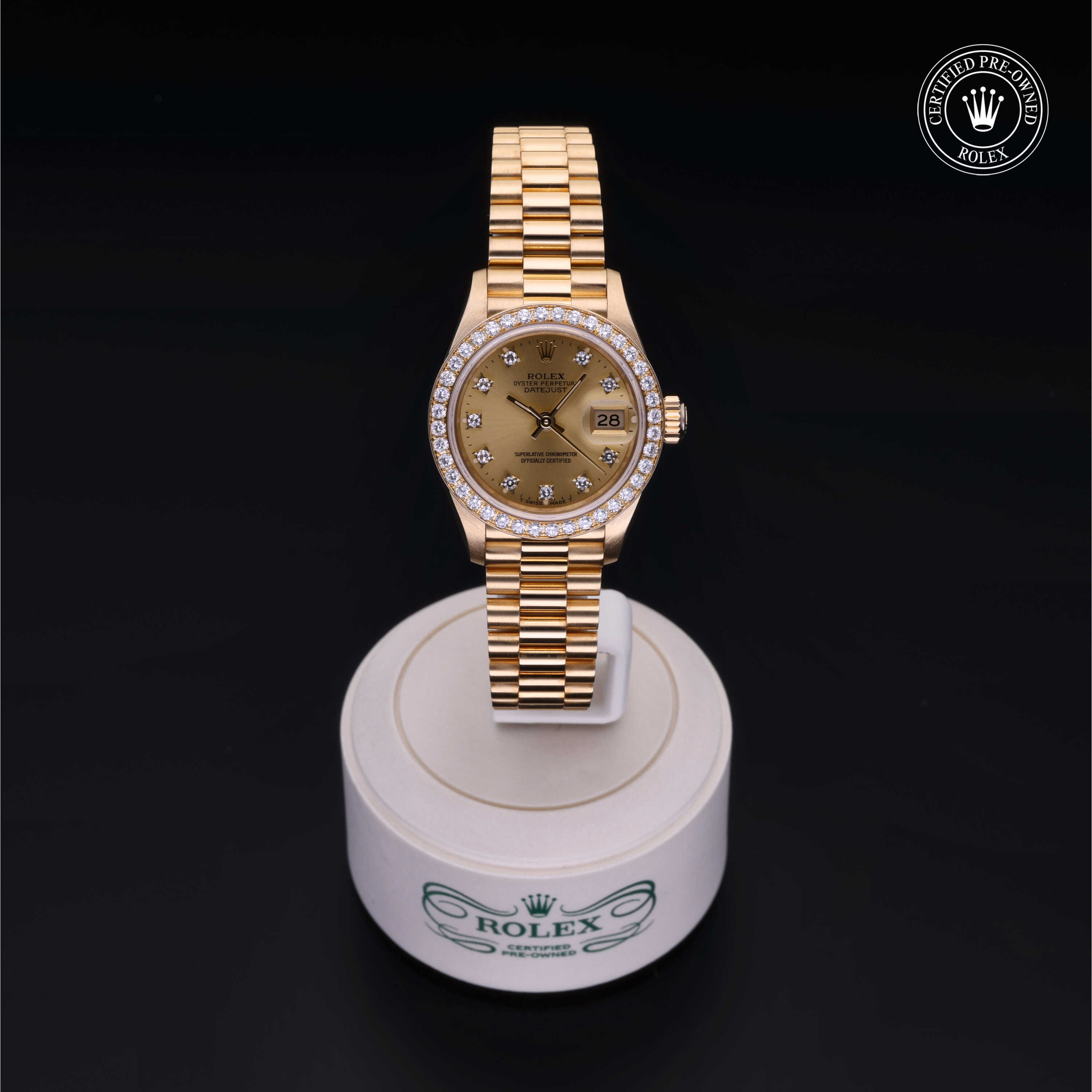 Rolex Lady-Datejust in Gold 18 Carat Yellow  at Davidson & Licht