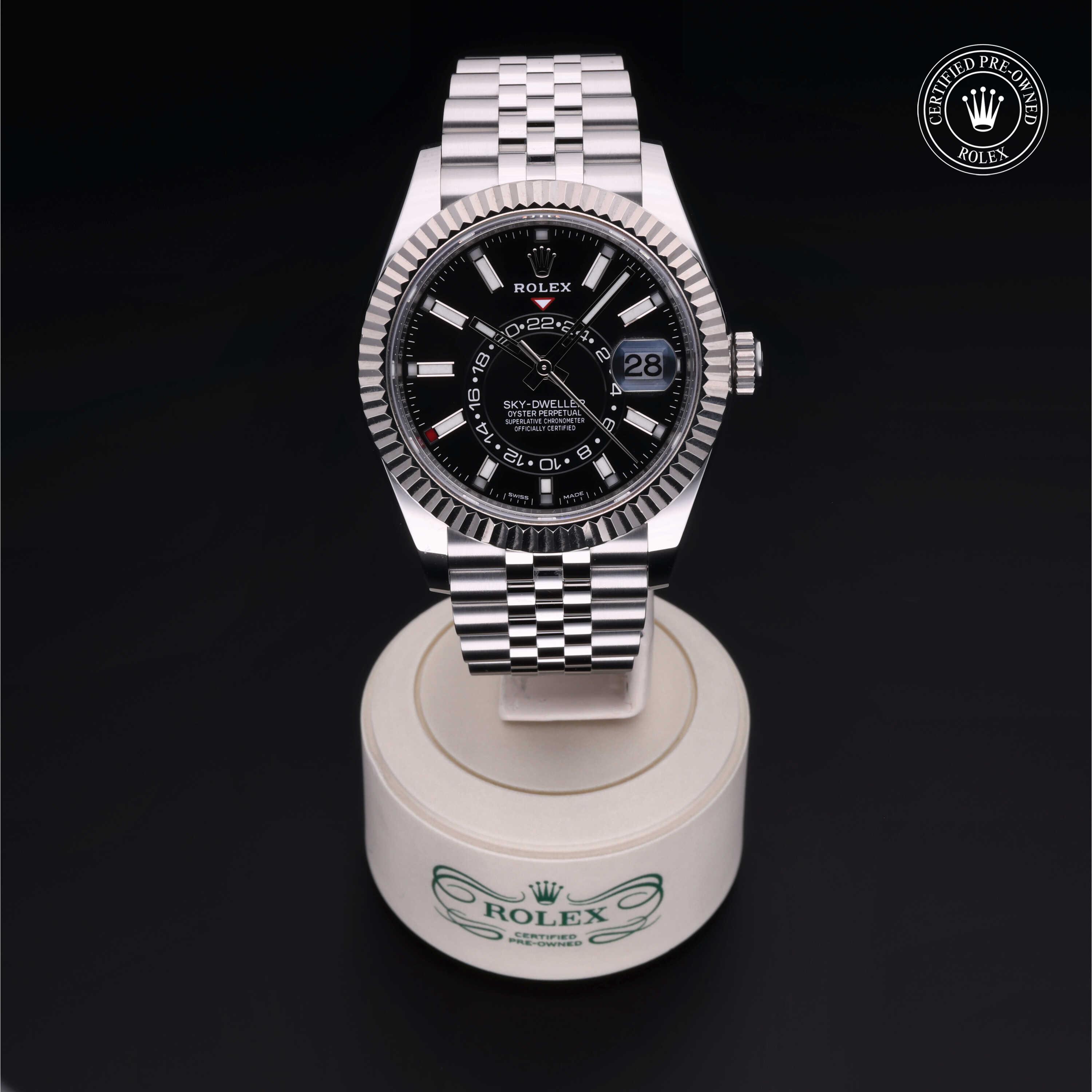 Rolex Sky-Dweller in Rolesor 18 Carat White M326934-0006 at Davidson & Licht