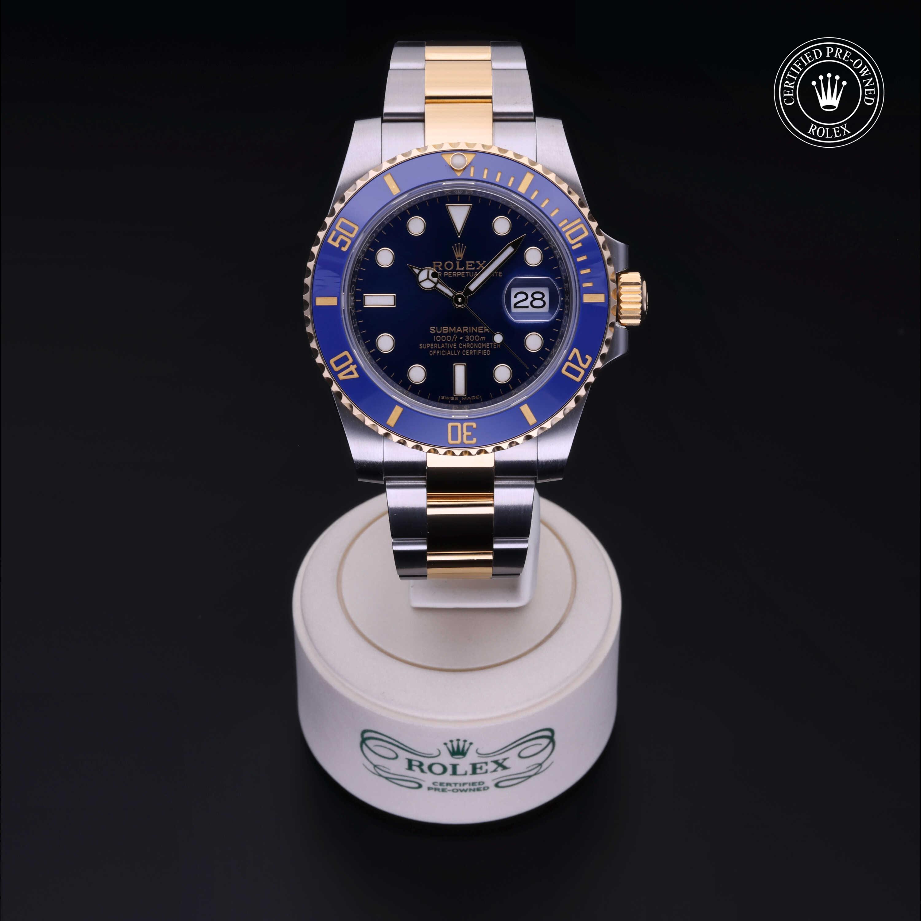 Rolex Submariner in Rolesor 18 Carat Yellow M116613LB-0005 at Davidson & Licht