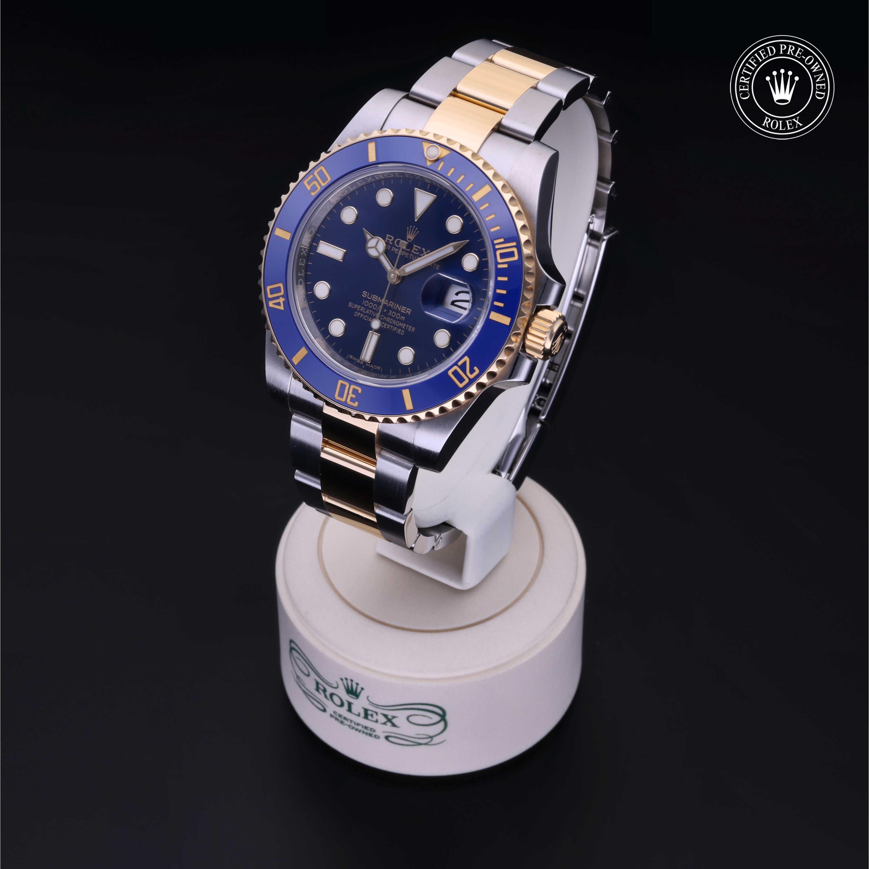 Rolex Submariner in Rolesor 18 Carat Yellow M116613LB-0005 at Davidson & Licht
